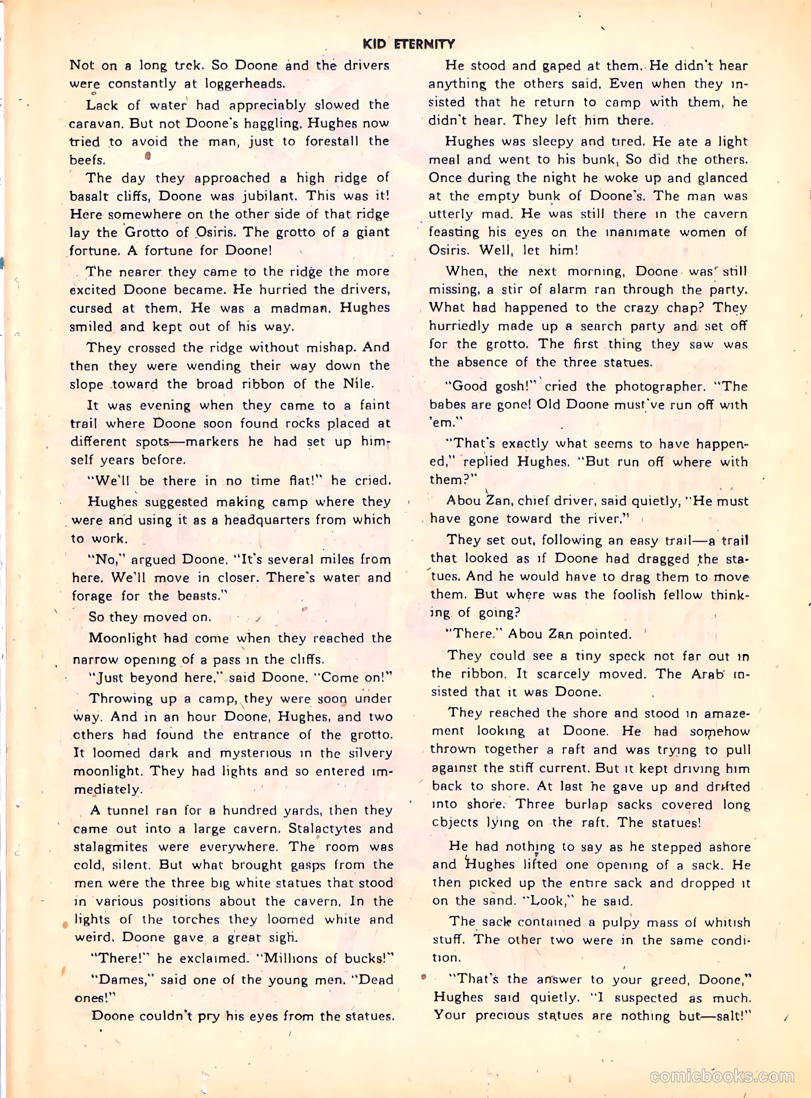Kid Eternity #4 (1947) — page 35 of 52