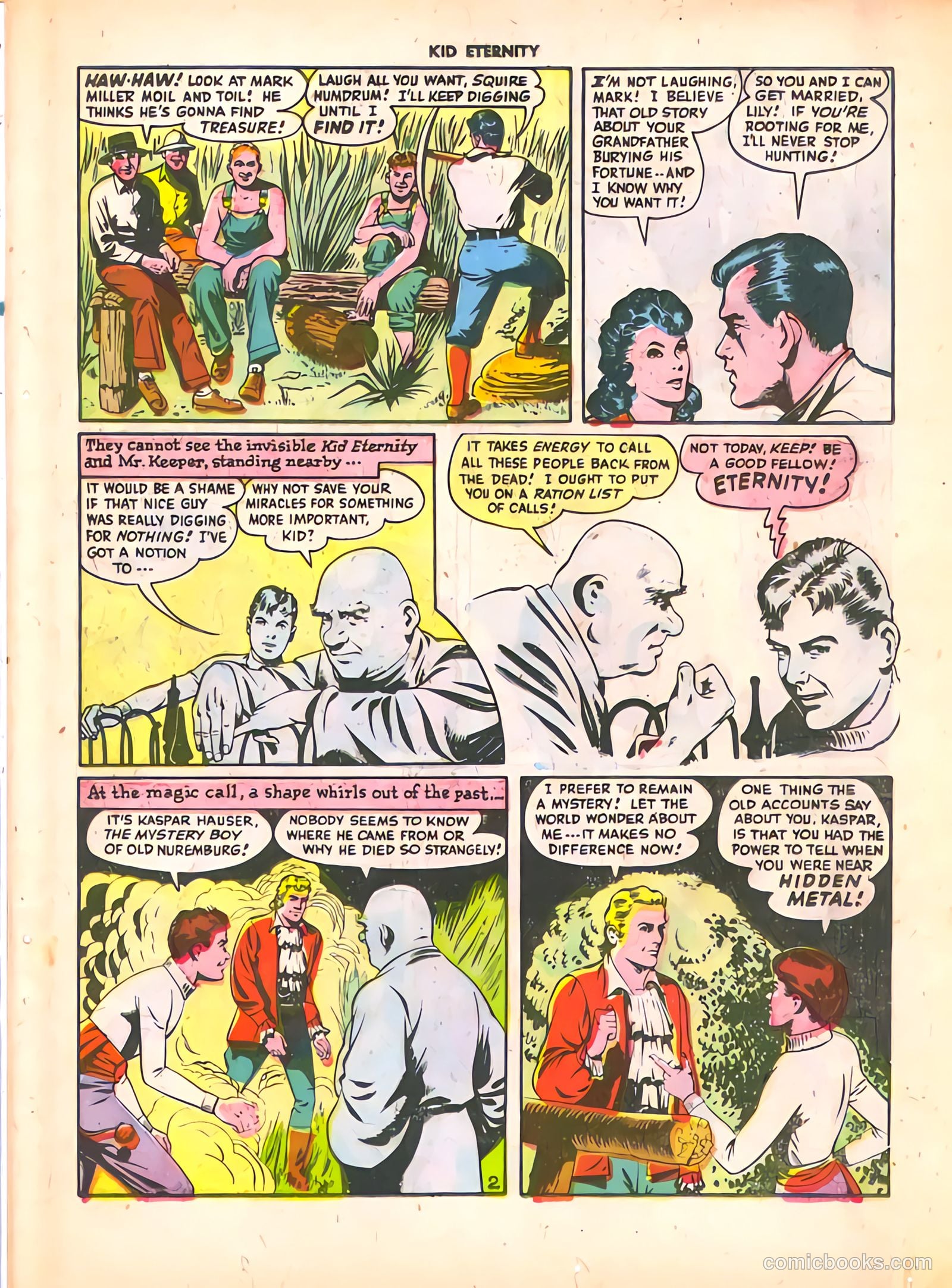 Kid Eternity #4 (1947) — page 37 of 52