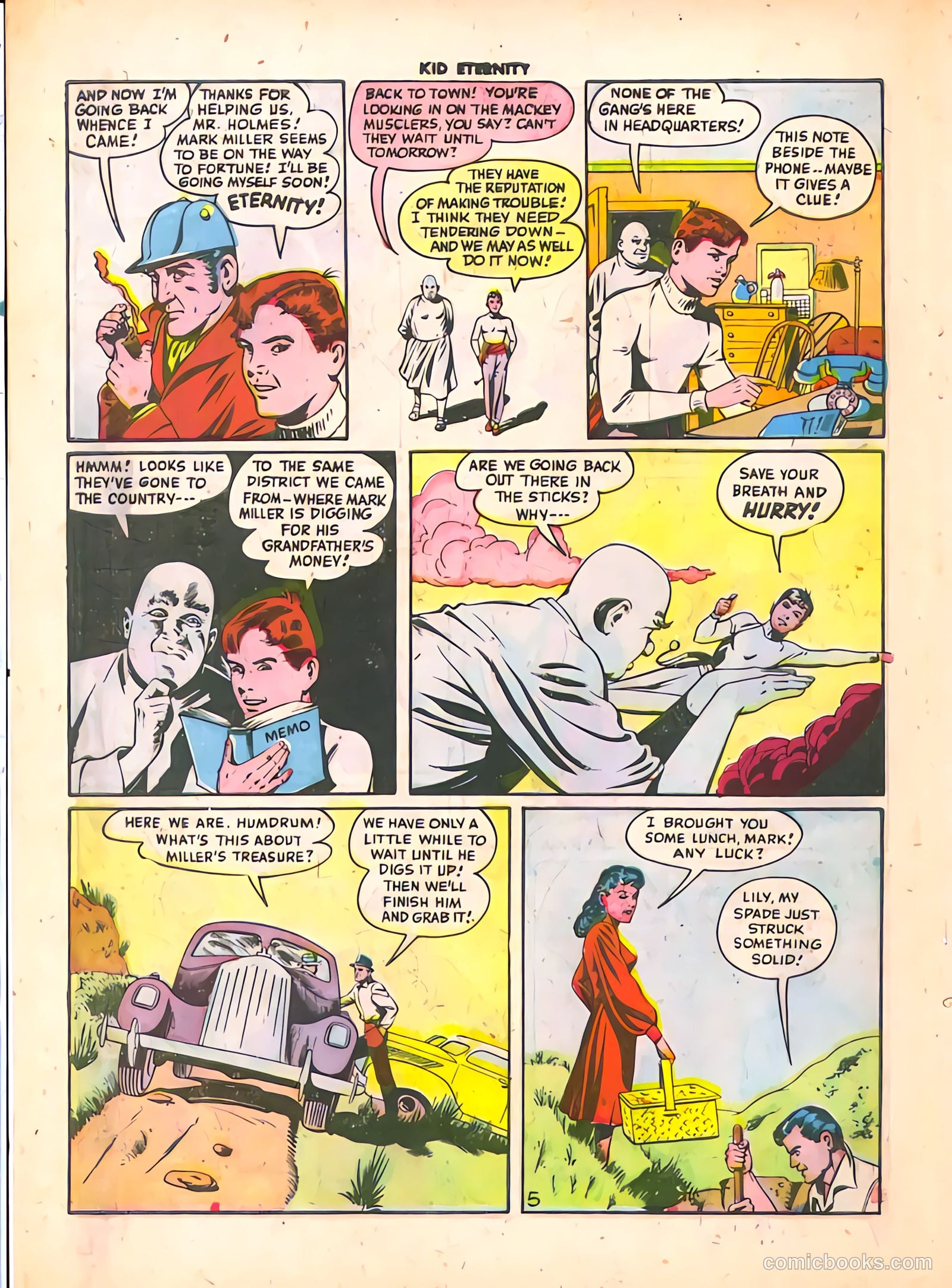 Kid Eternity #4 (1947) — page 40 of 52