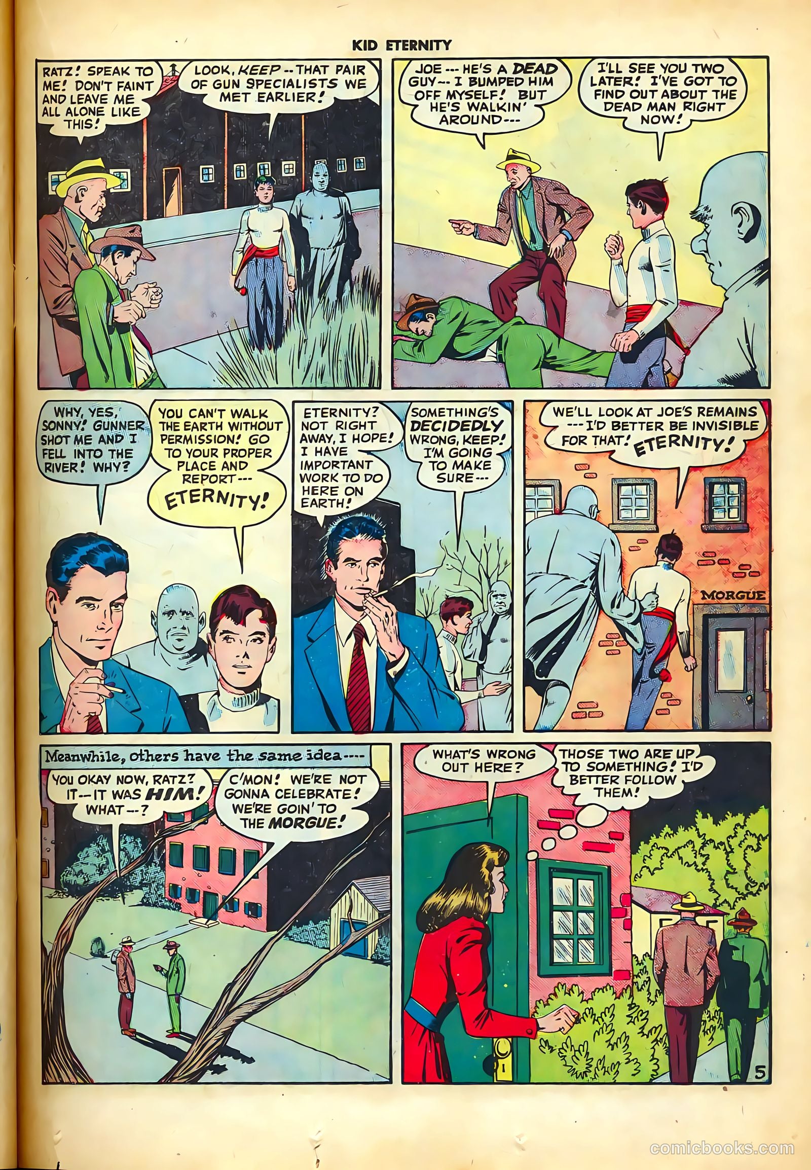 Kid Eternity #5 (1947) — page 19 of 52