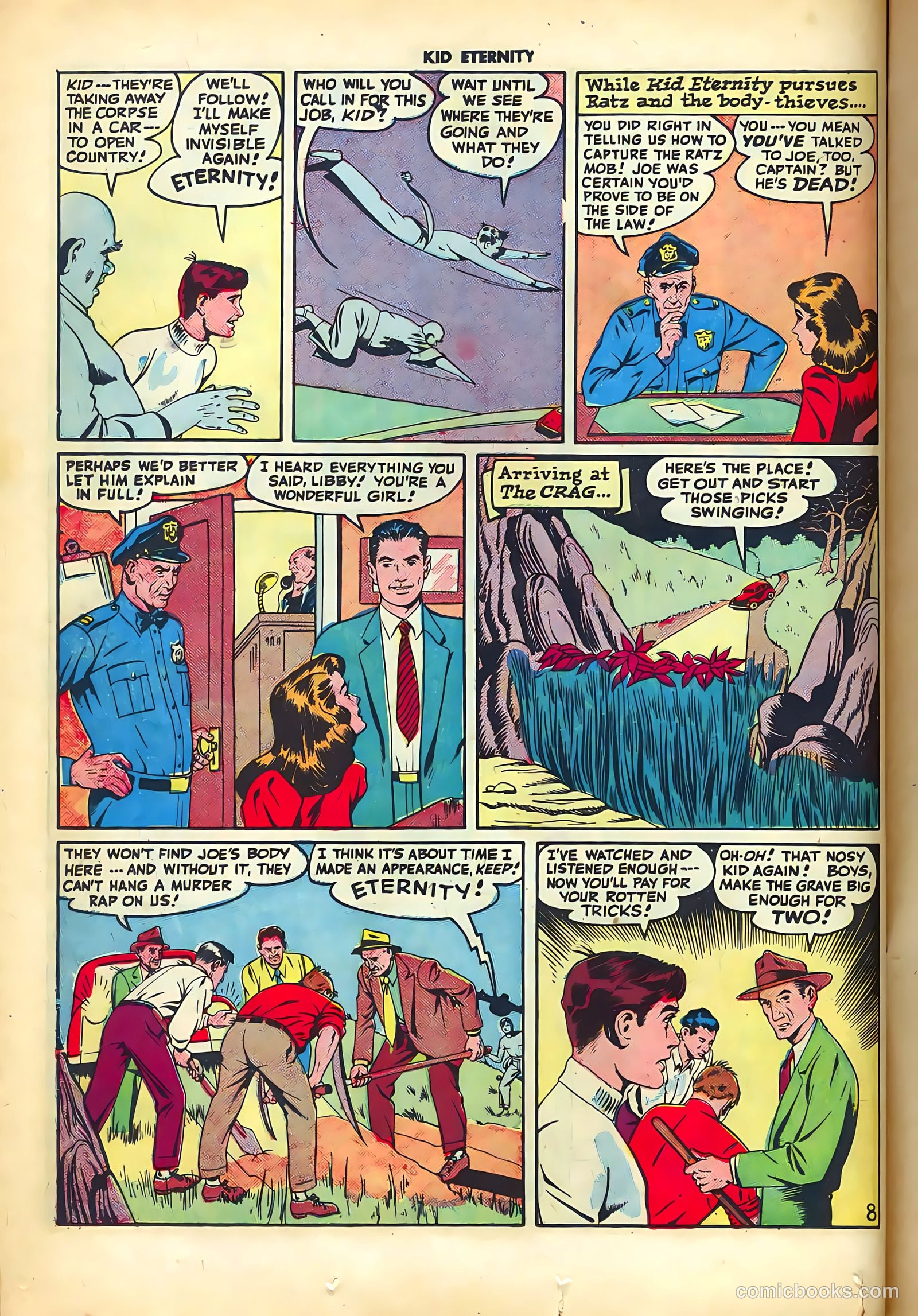 Kid Eternity #5 (1947) — page 22 of 52