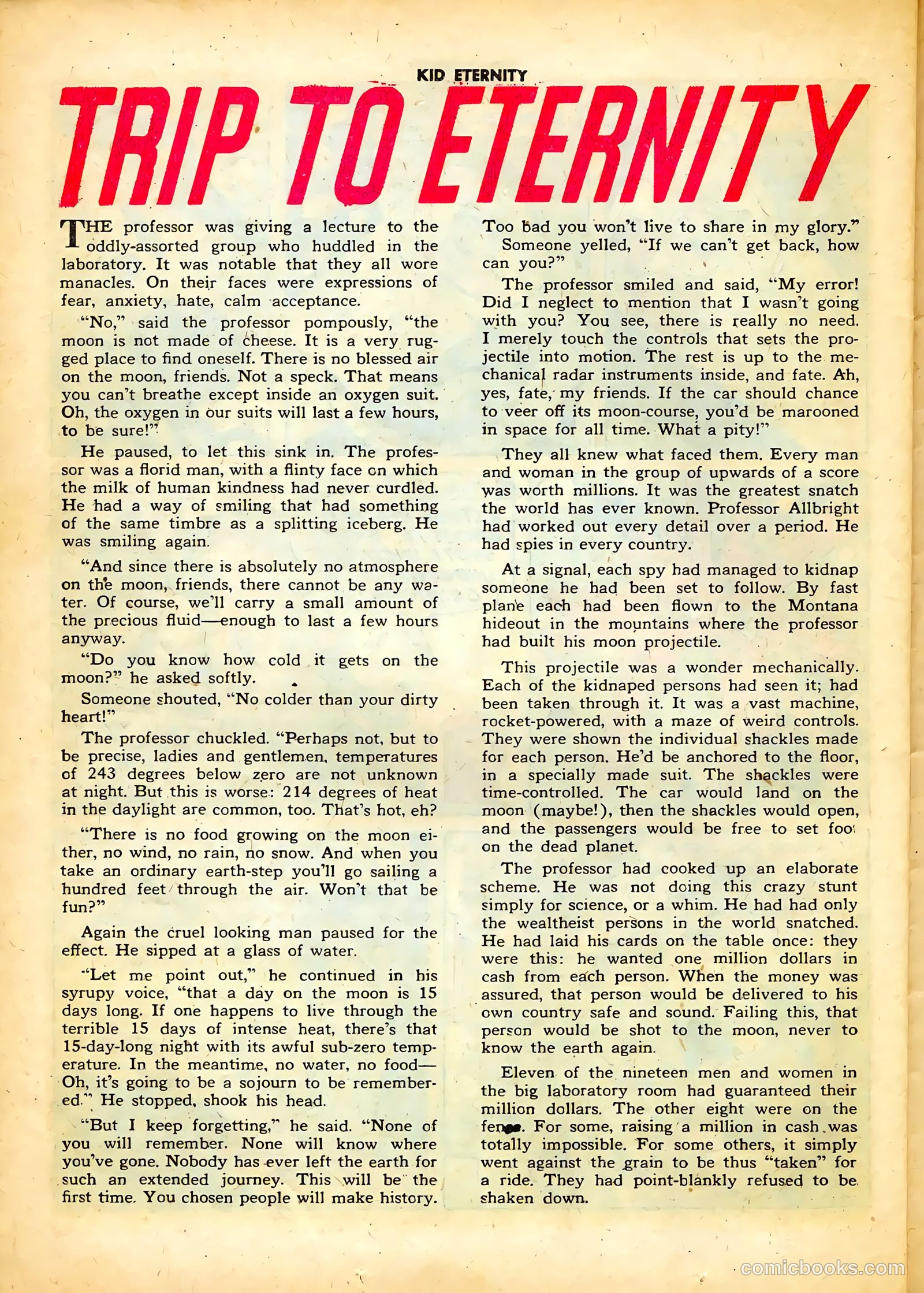 Kid Eternity #5 (1947) — page 34 of 52