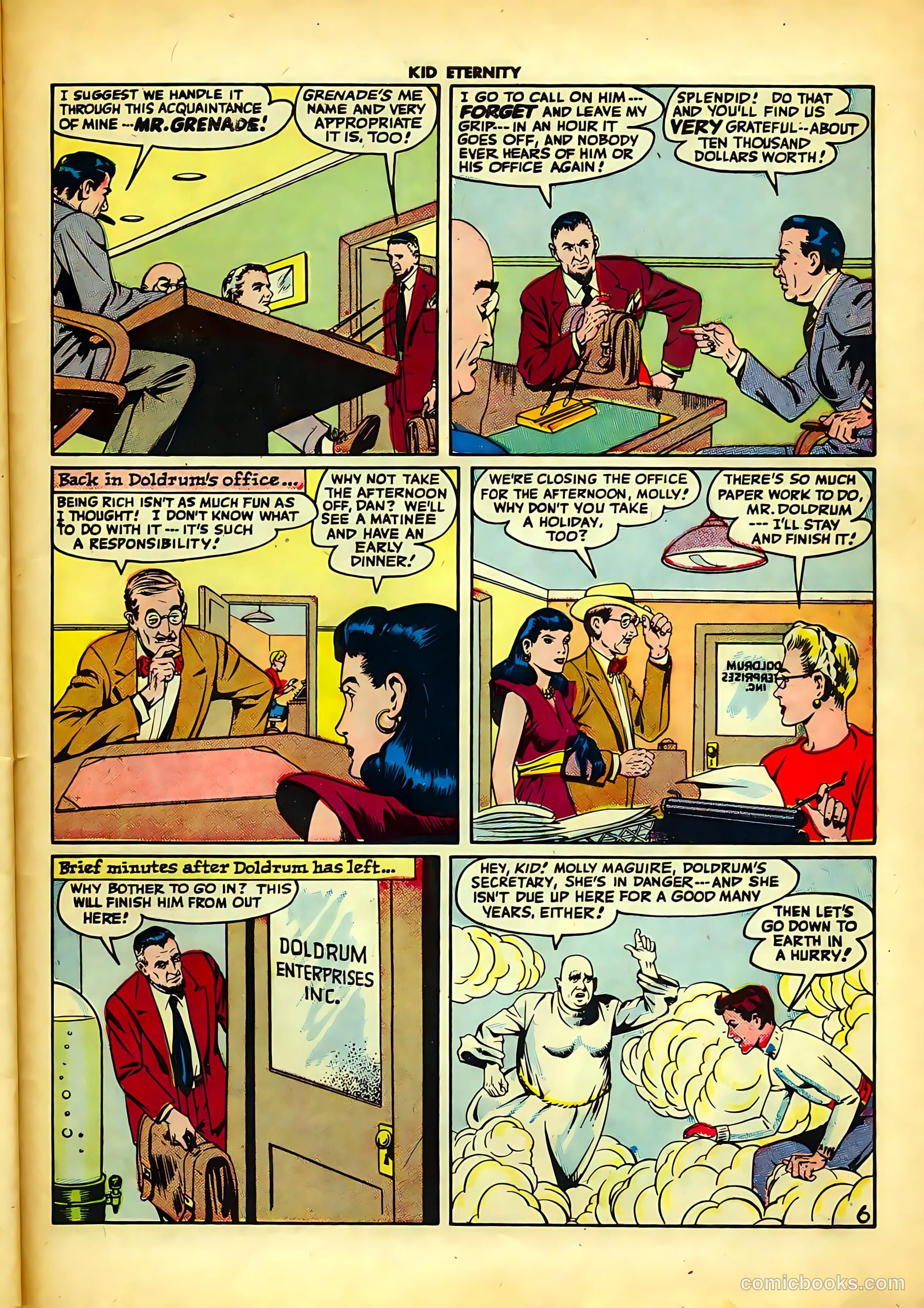 Kid Eternity #5 (1947) — page 41 of 52