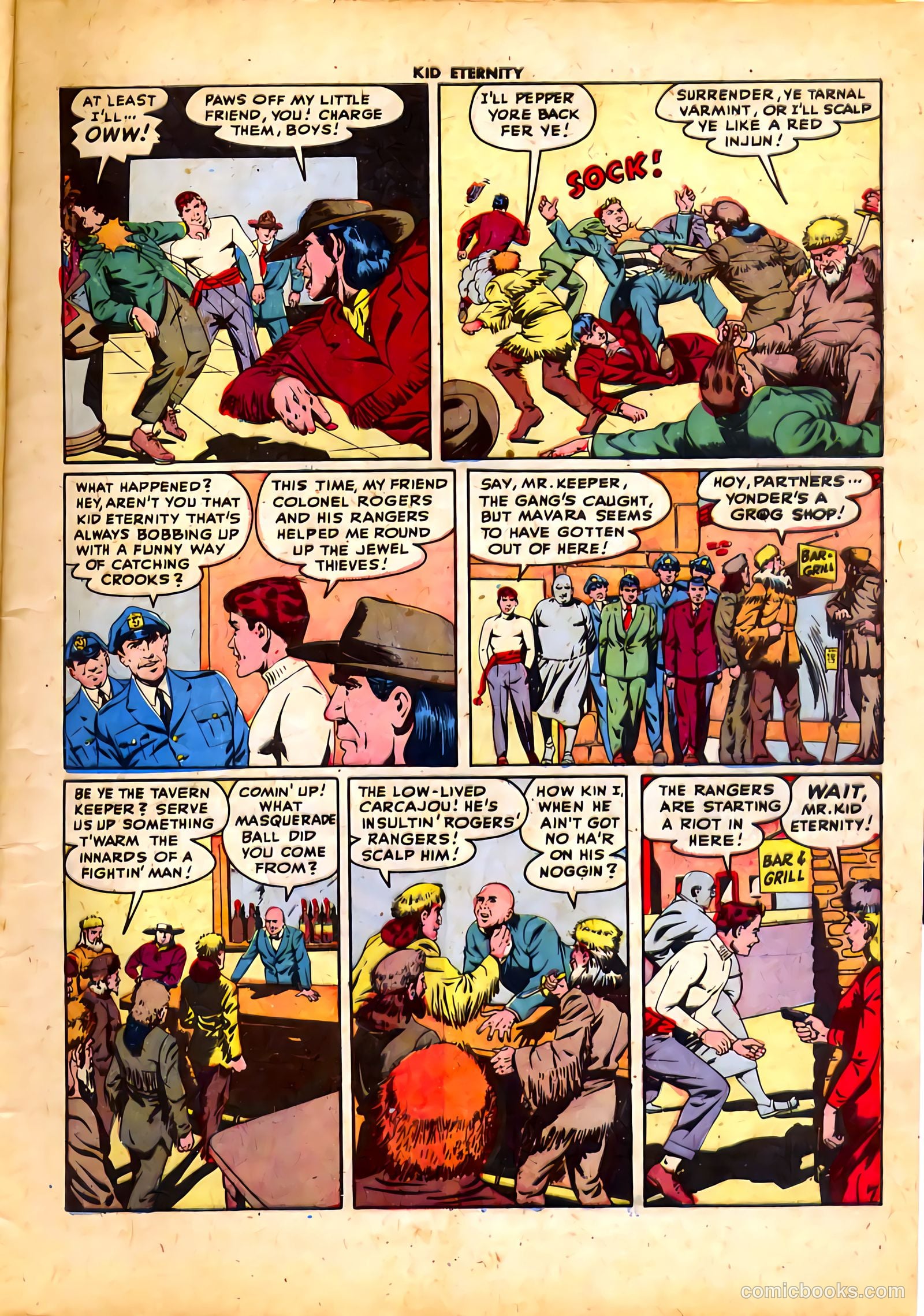 Kid Eternity #6 (1947) — page 9 of 52