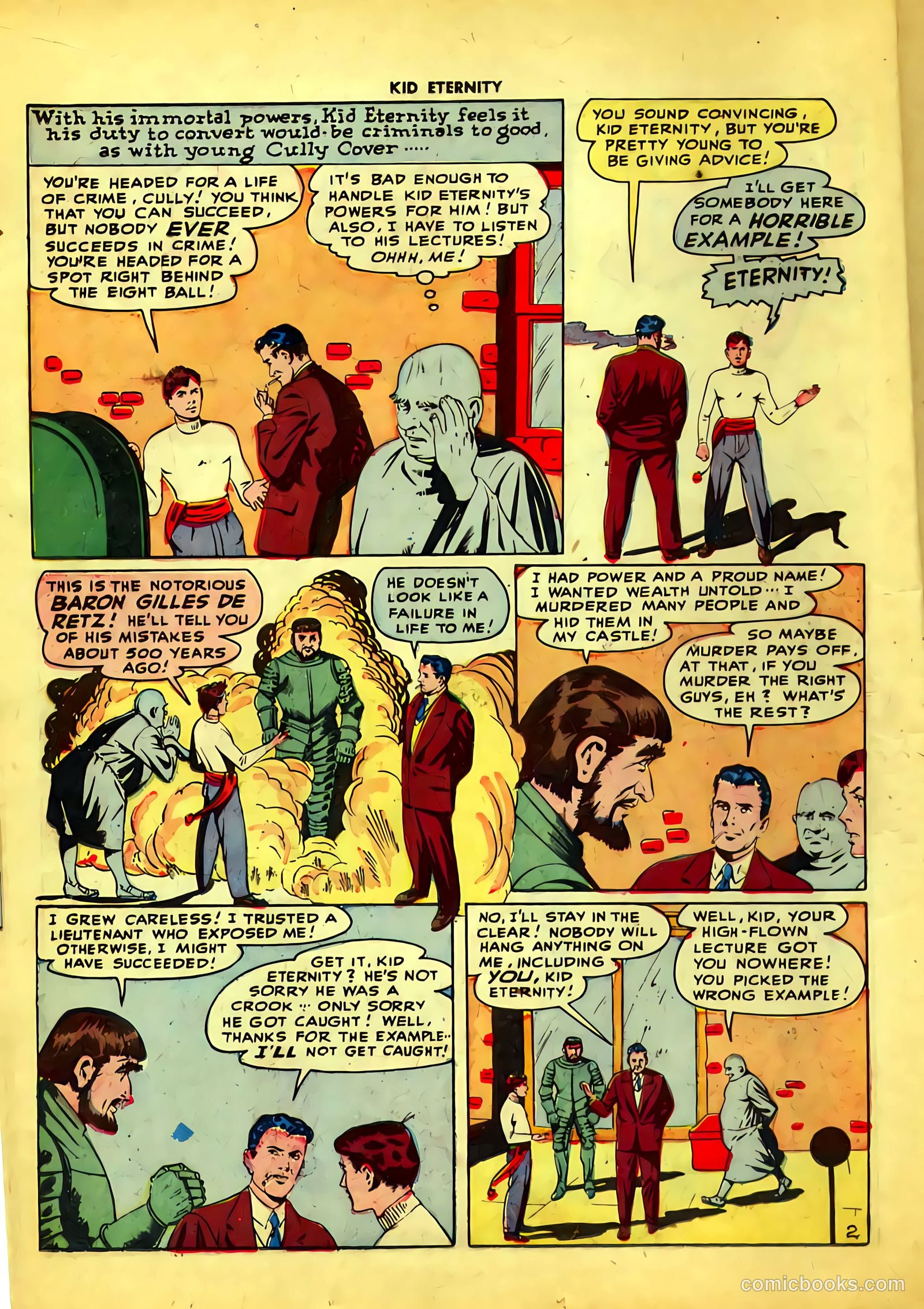 Kid Eternity #6 (1947) — page 16 of 52