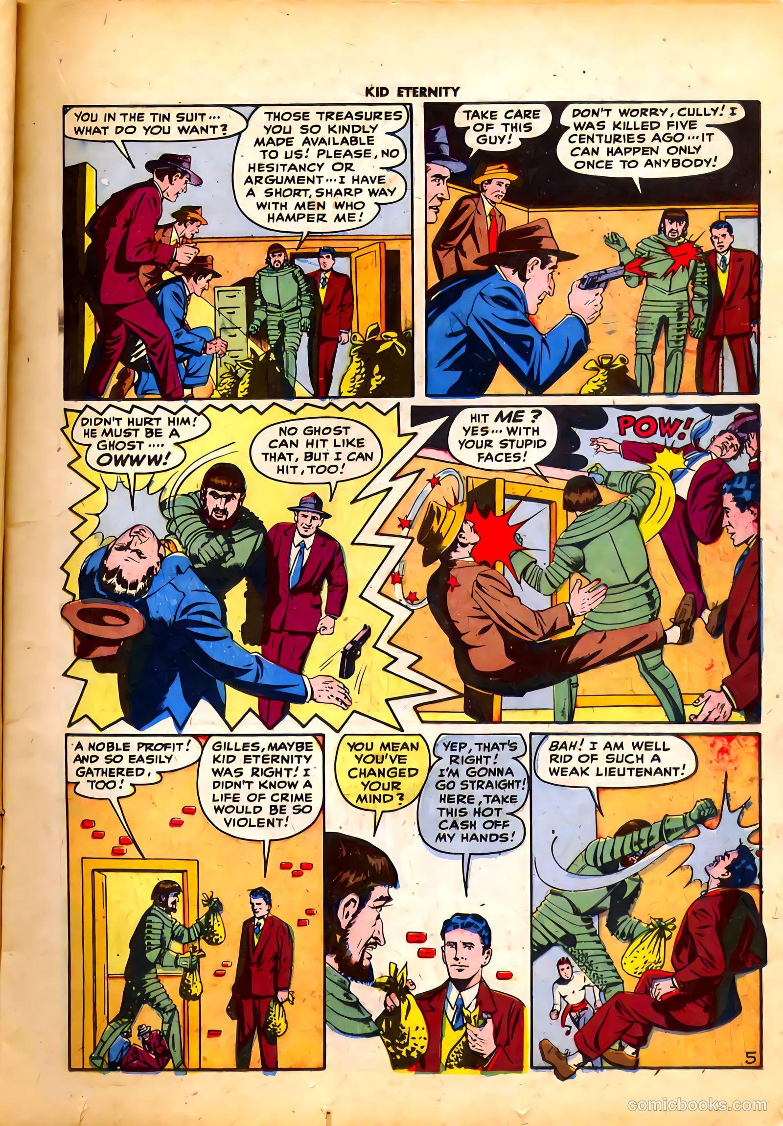 Kid Eternity #6 (1947) — page 19 of 52