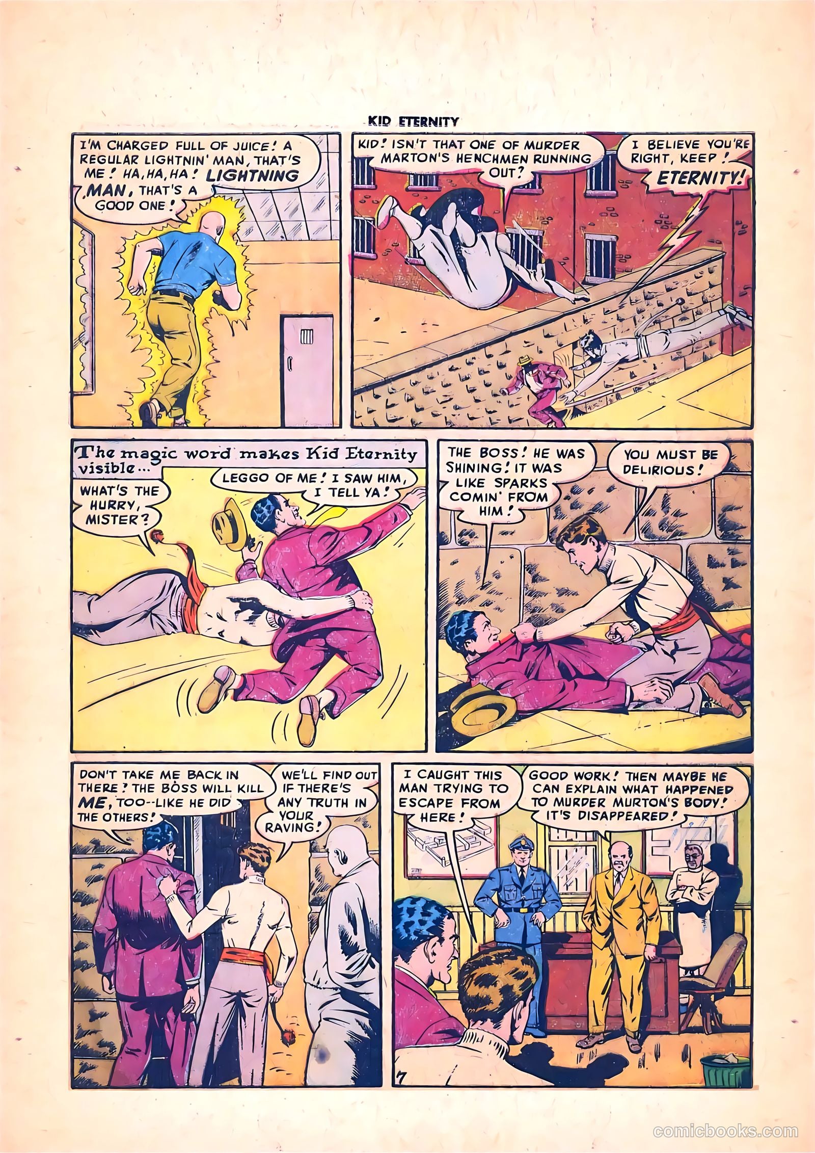 Kid Eternity #7 (1947) — page 9 of 52
