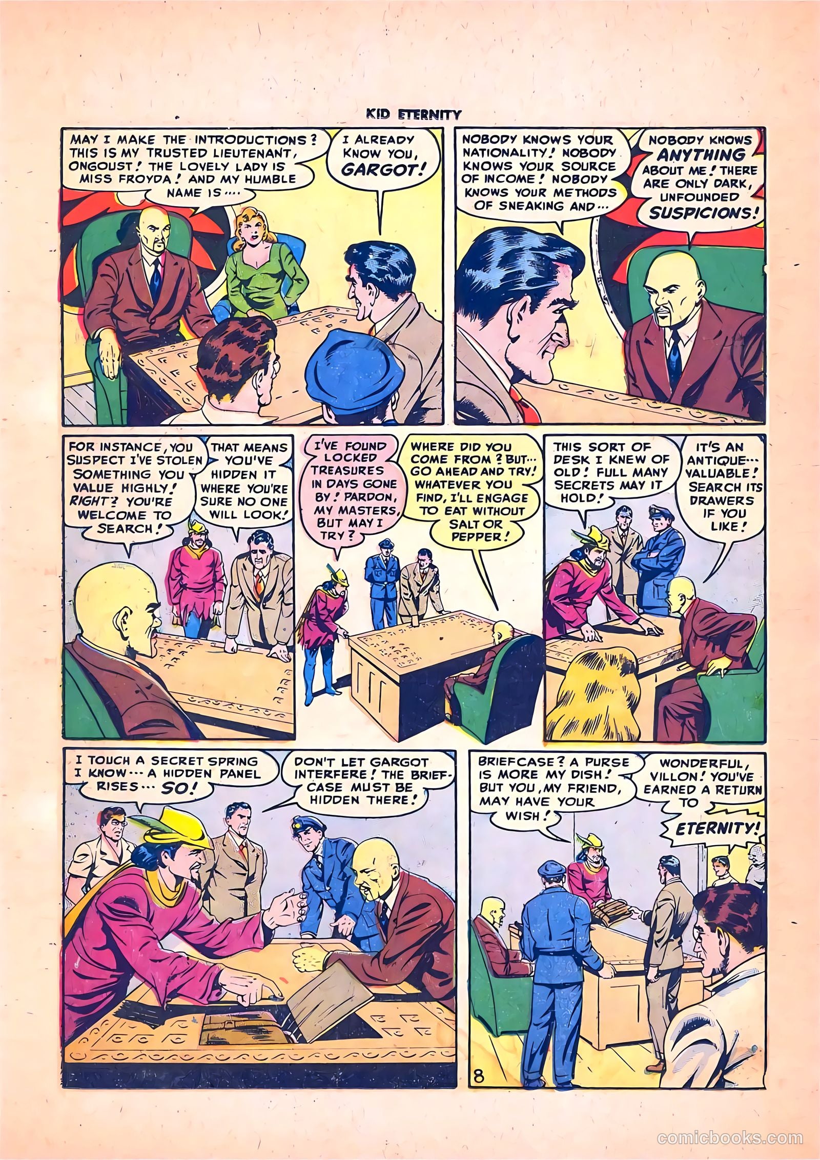 Kid Eternity #7 (1947) — page 22 of 52