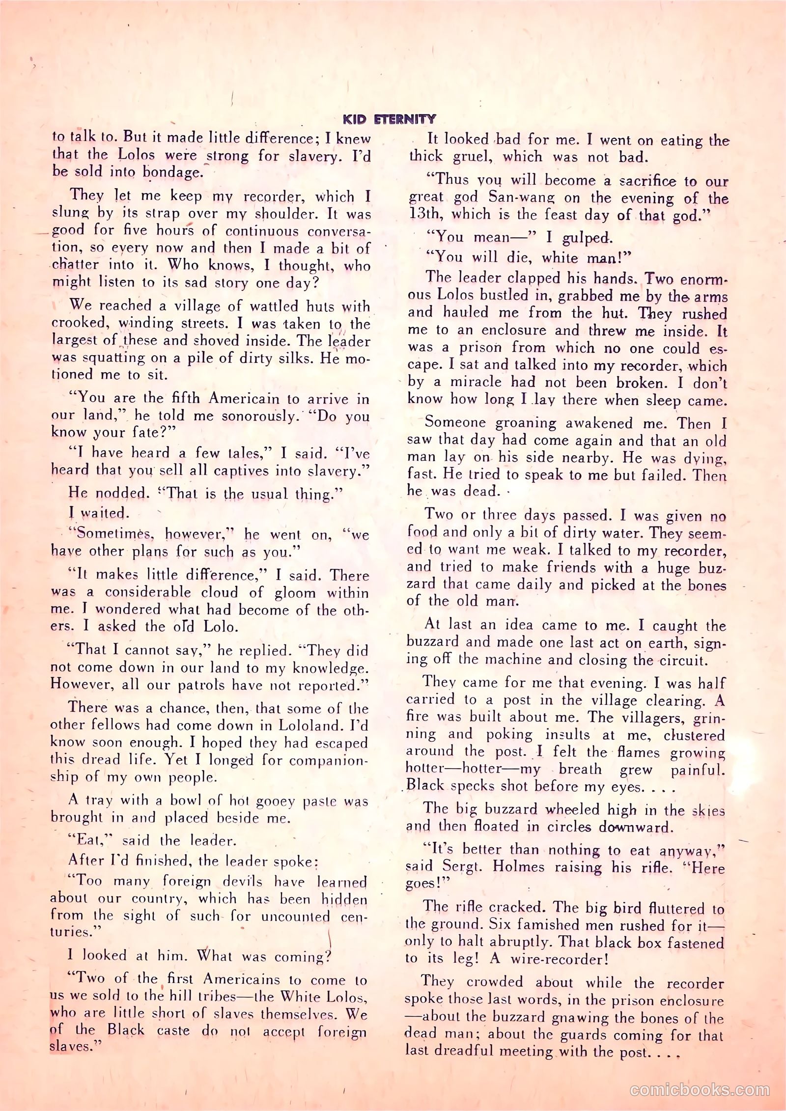 Kid Eternity #7 (1947) — page 35 of 52