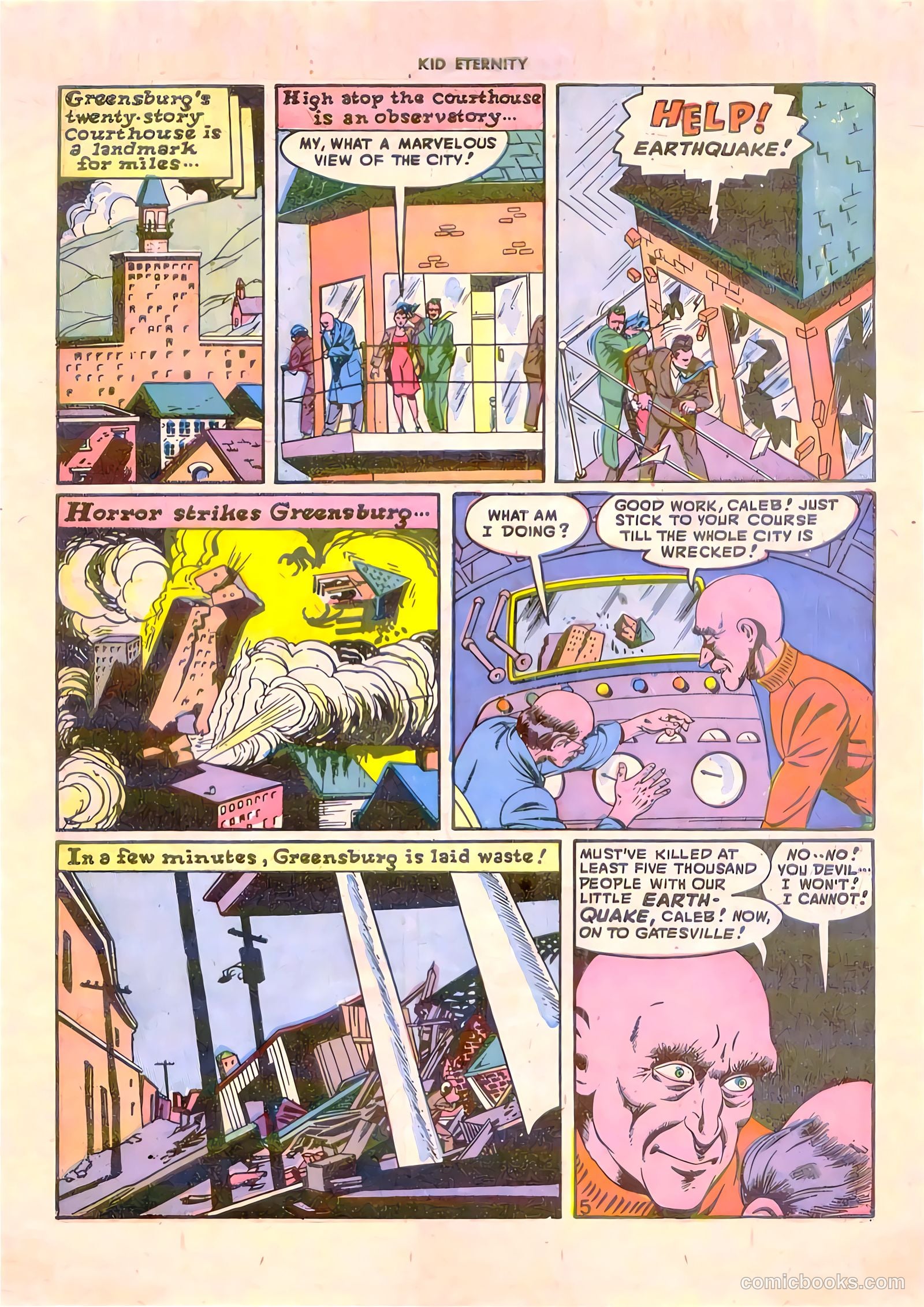 Kid Eternity #8 (1948) — page 7 of 52