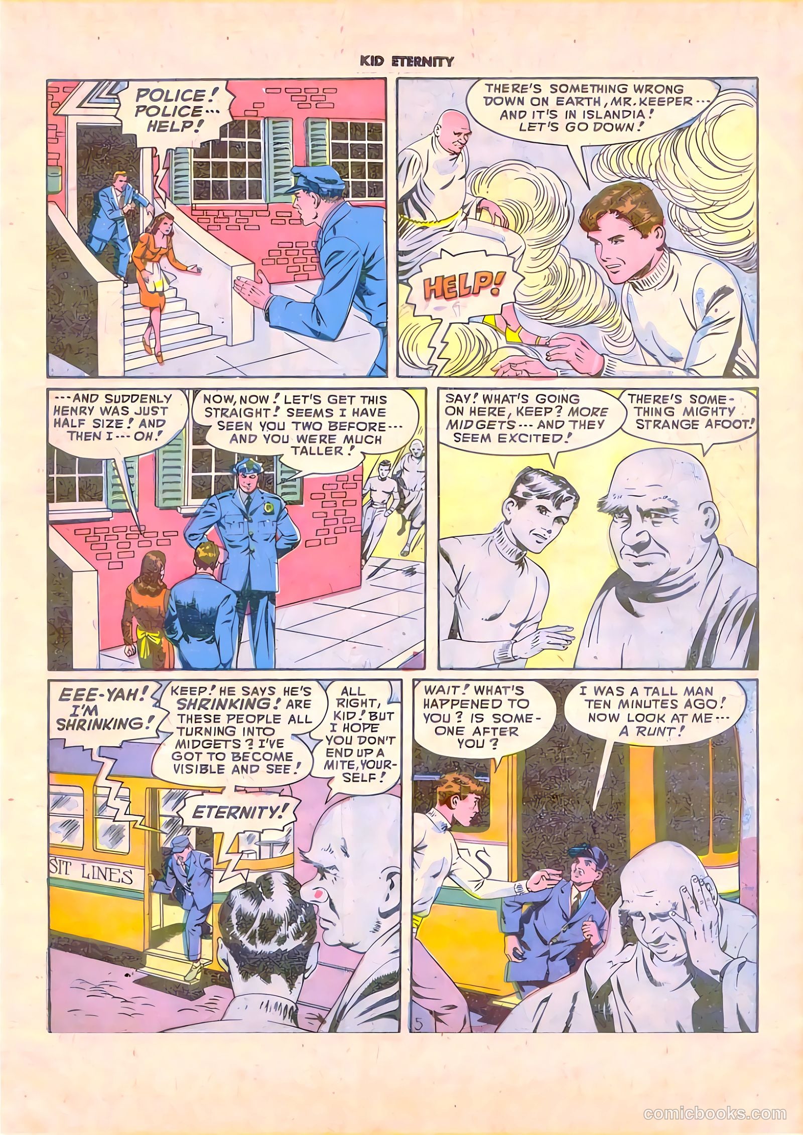 Kid Eternity #8 (1948) — page 19 of 52