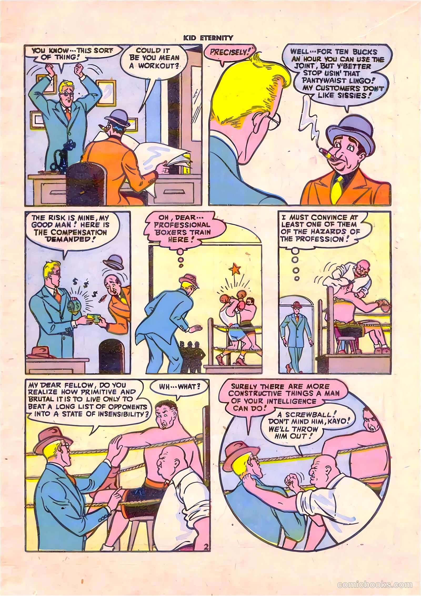 Kid Eternity #8 (1948) — page 27 of 52