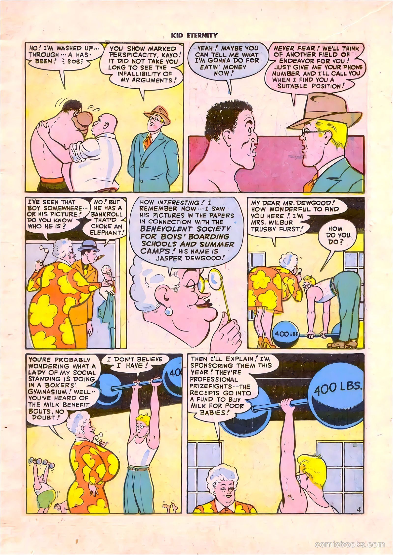 Kid Eternity #8 (1948) — page 29 of 52