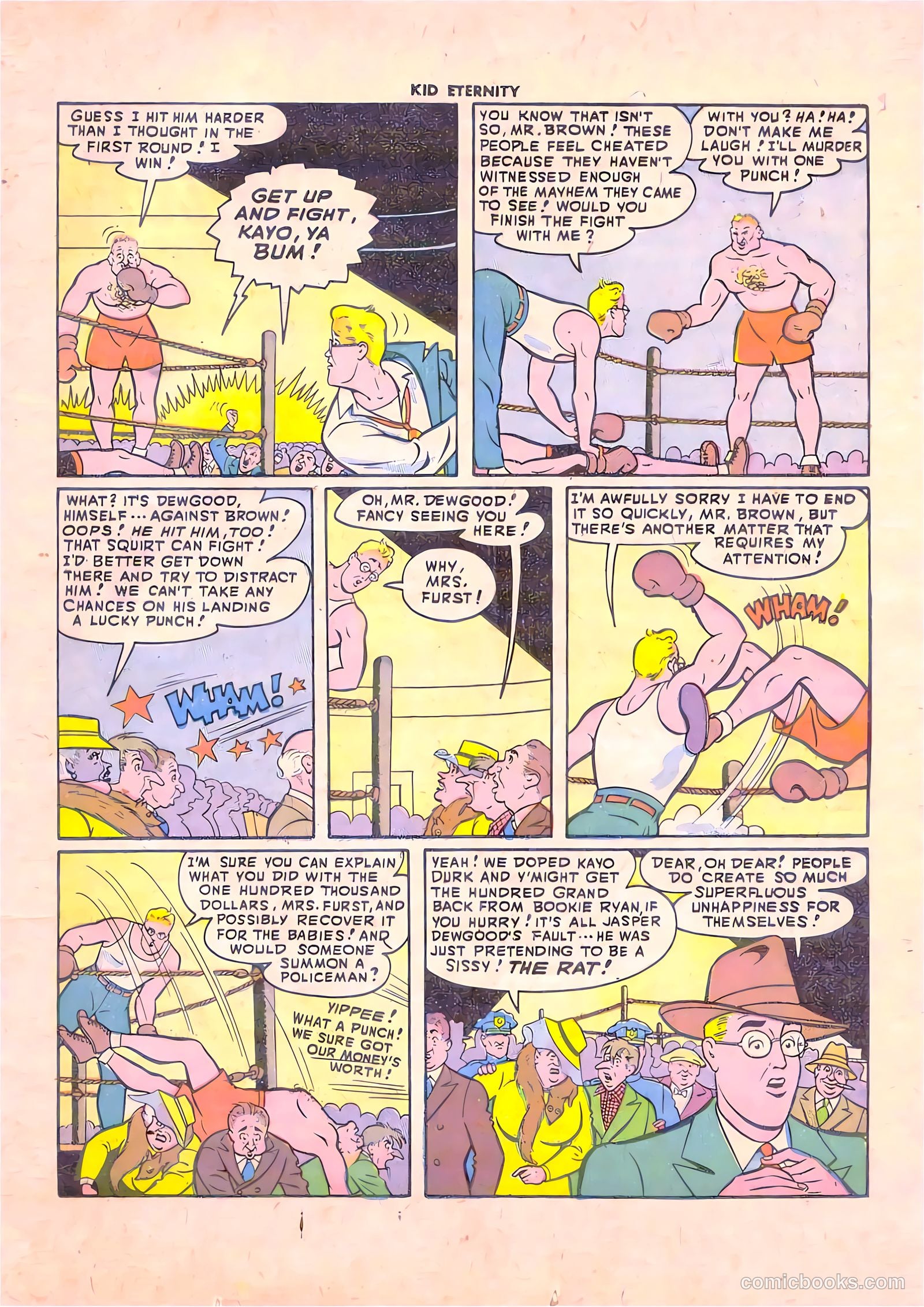 Kid Eternity #8 (1948) — page 33 of 52