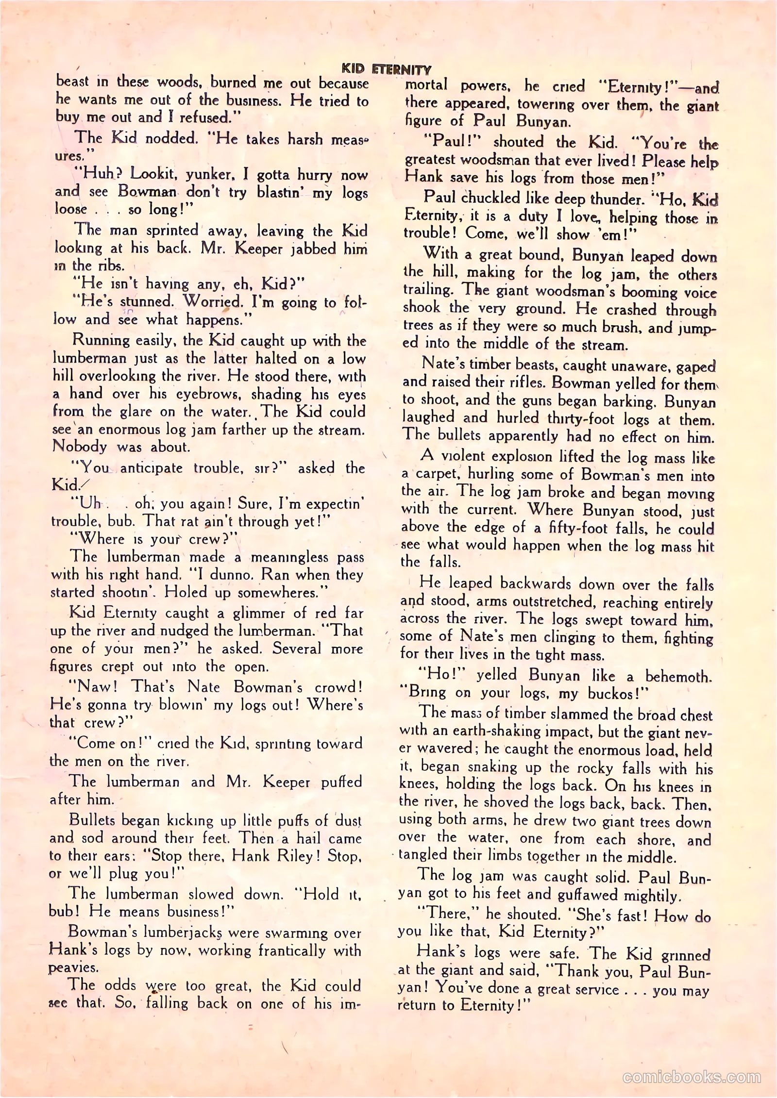 Kid Eternity #8 (1948) — page 35 of 52