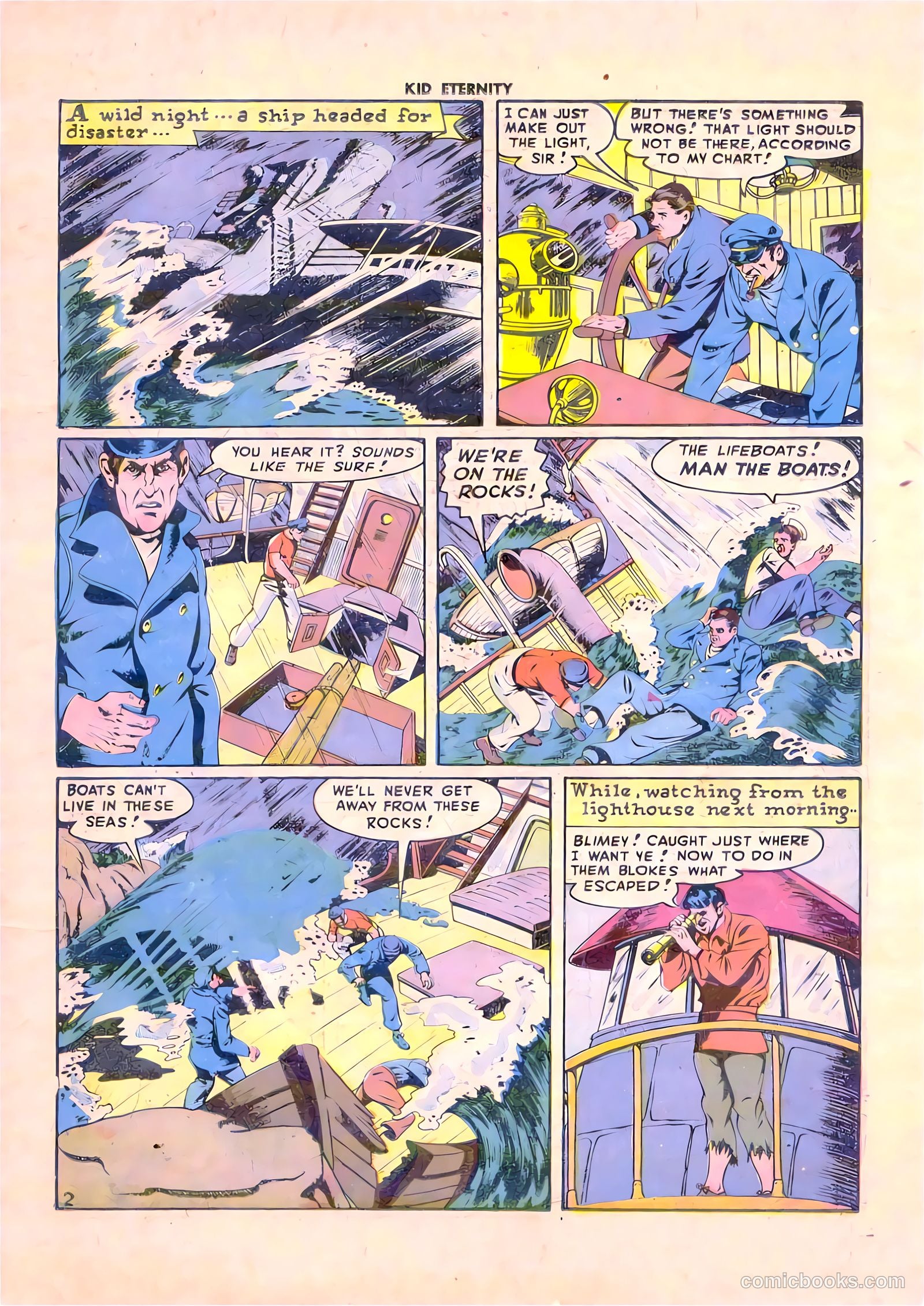 Kid Eternity #8 (1948) — page 37 of 52