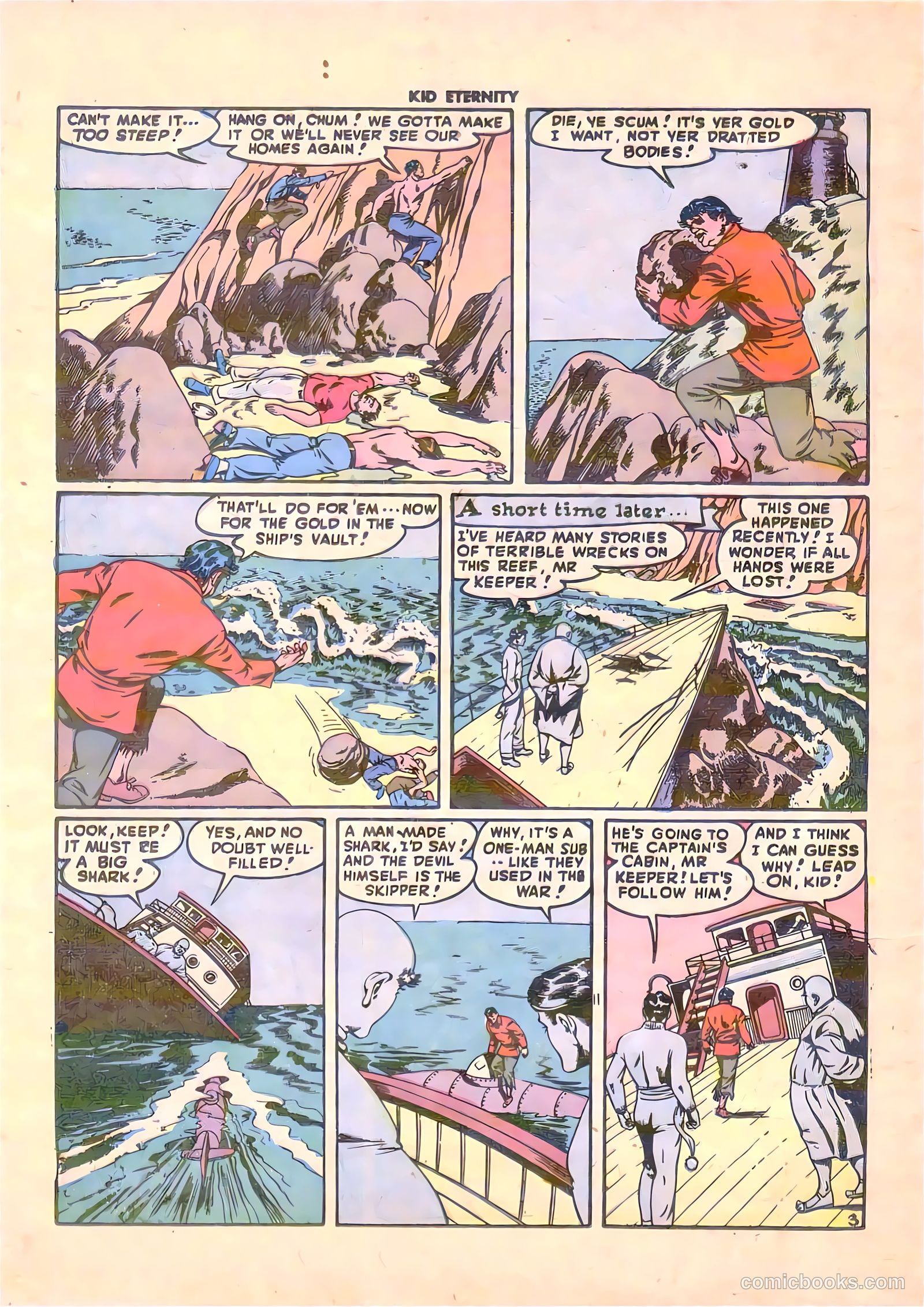 Kid Eternity #8 (1948) — page 38 of 52