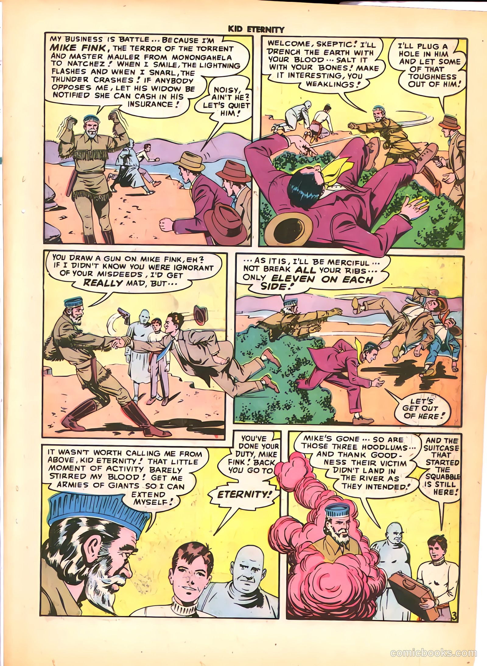 Kid Eternity #9 (1948) — page 17 of 52