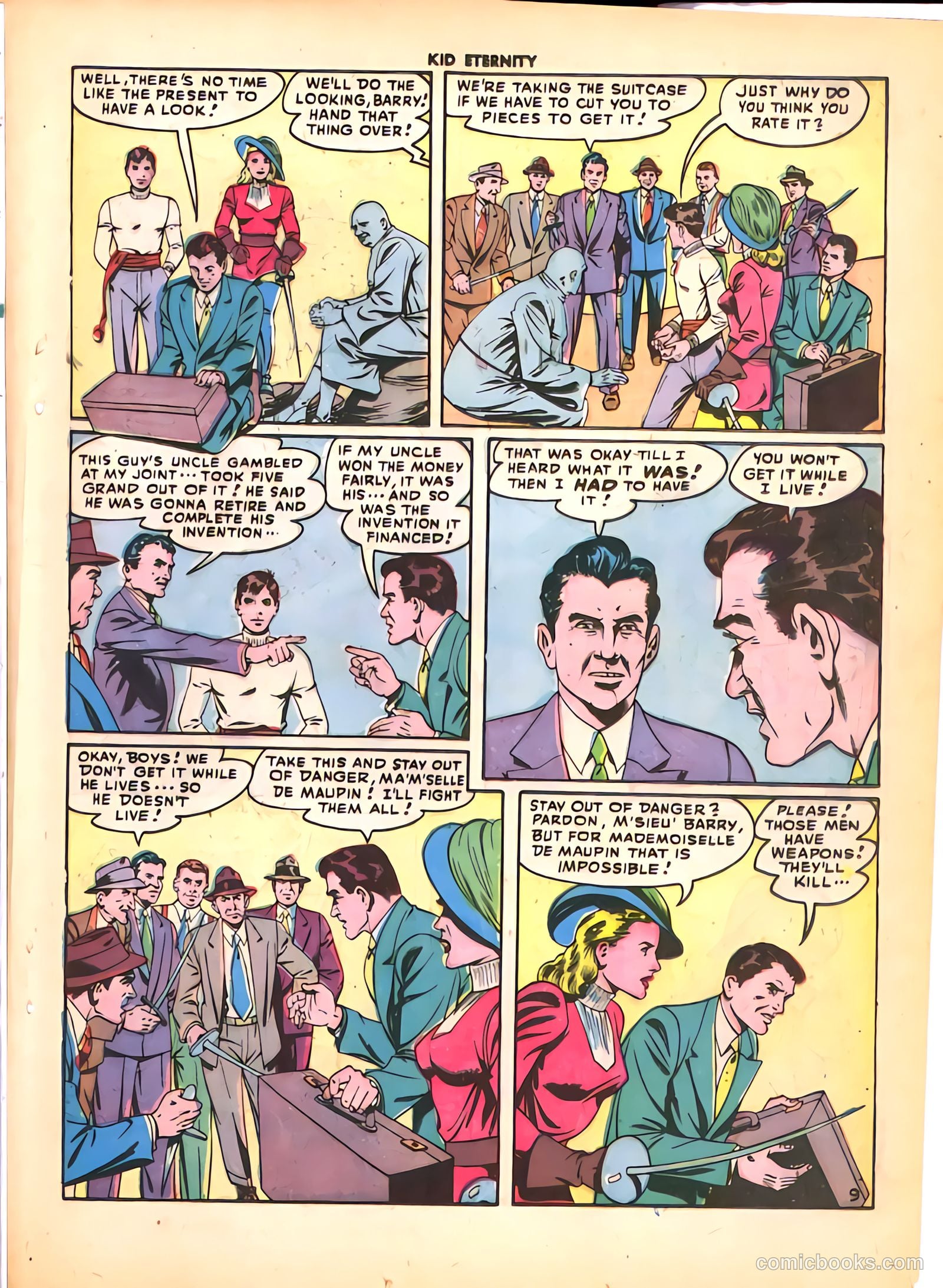 Kid Eternity #9 (1948) — page 23 of 52