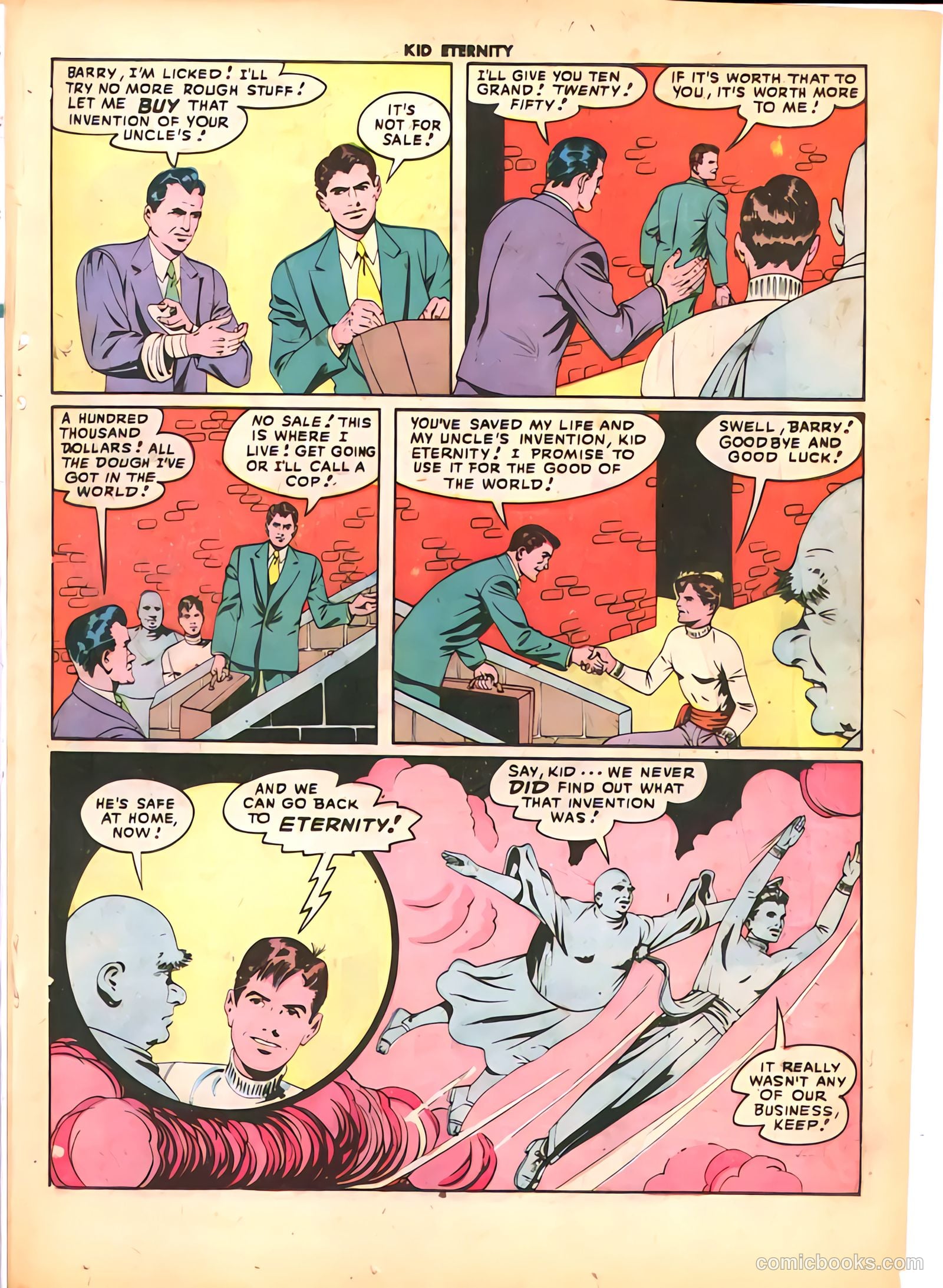 Kid Eternity #9 (1948) — page 25 of 52