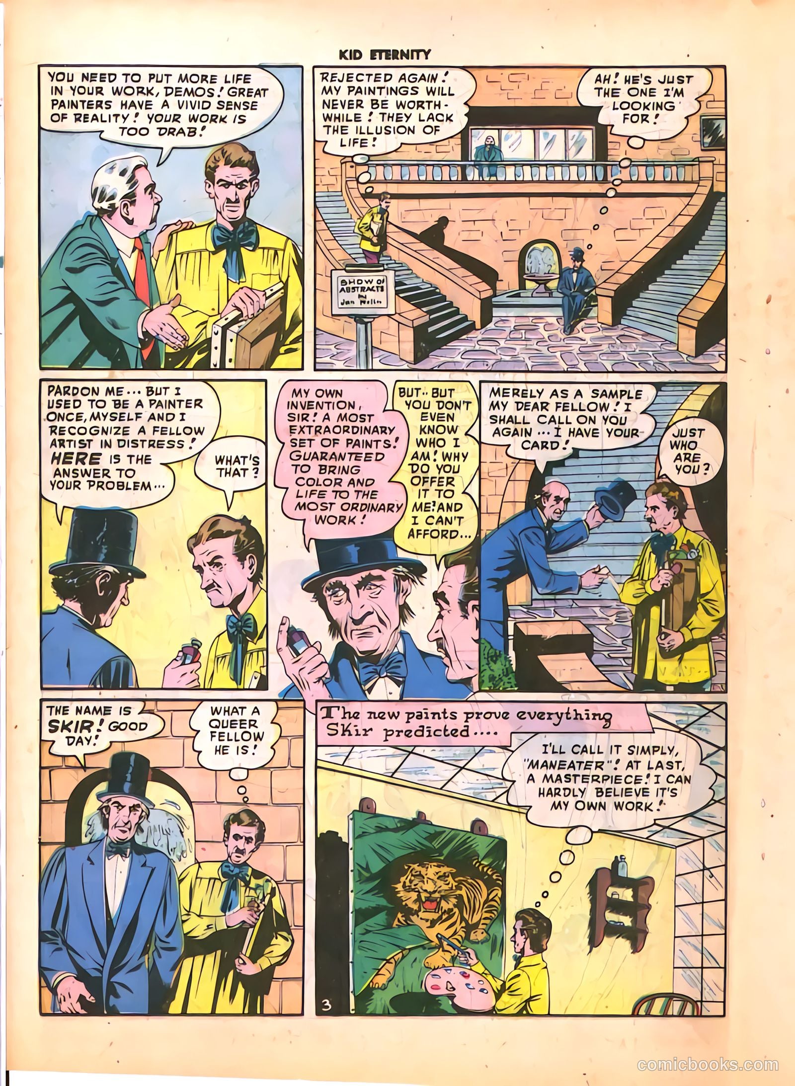 Kid Eternity #9 (1948) — page 38 of 52