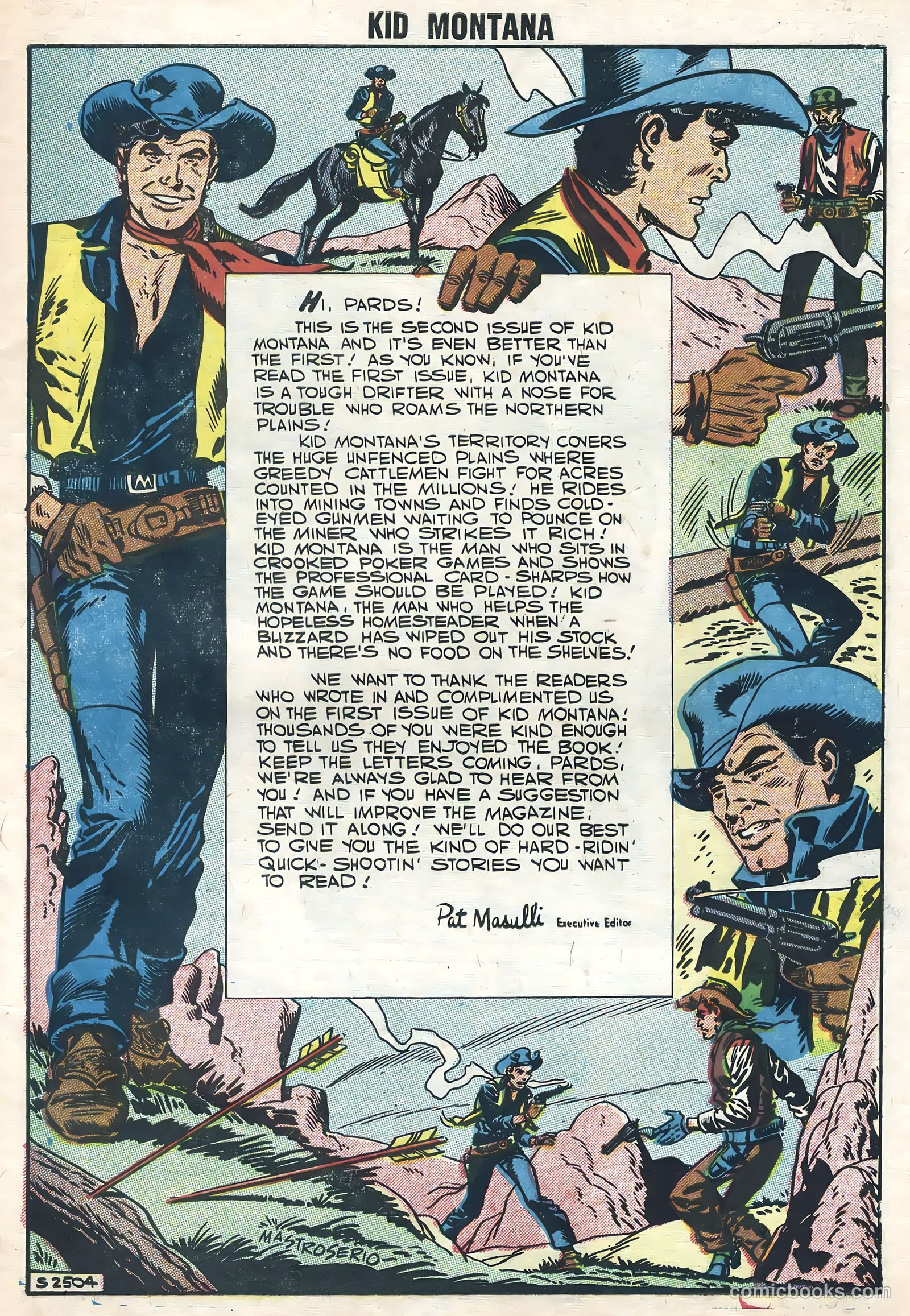 Kid Montana #10 (1957) — page 3 of 36