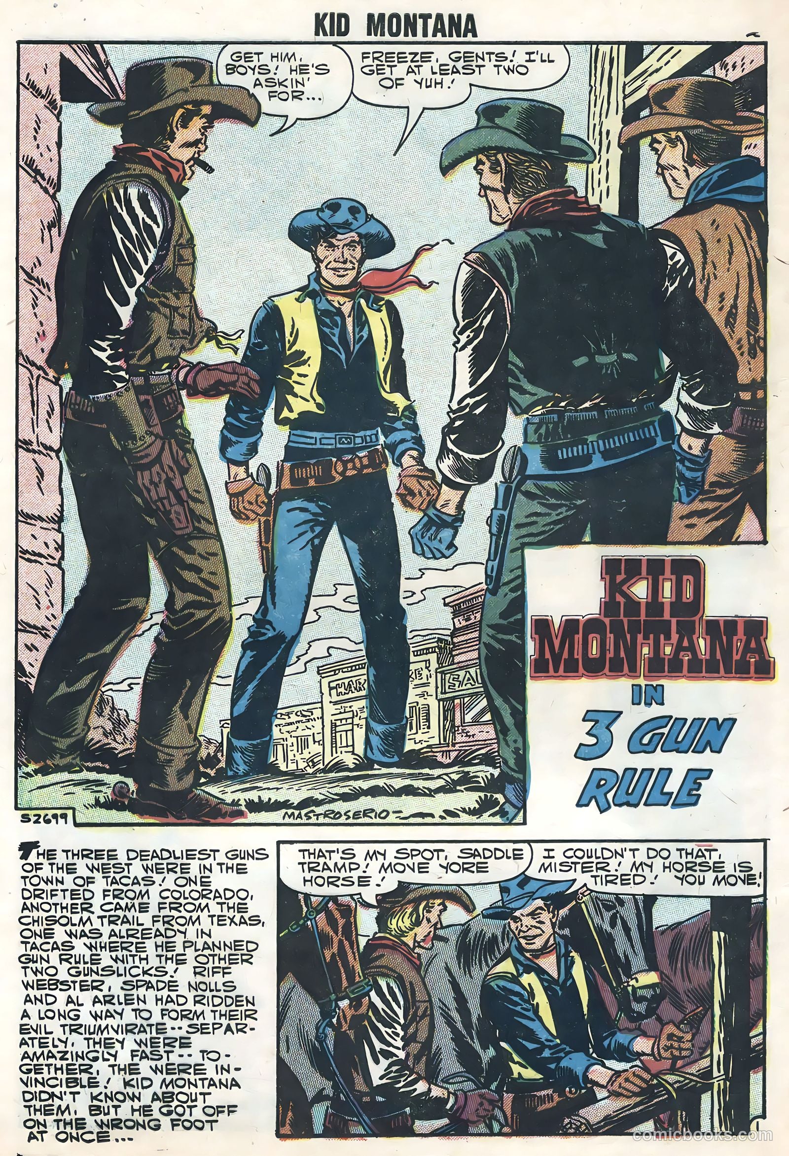 Kid Montana #10 (1957) — page 4 of 36