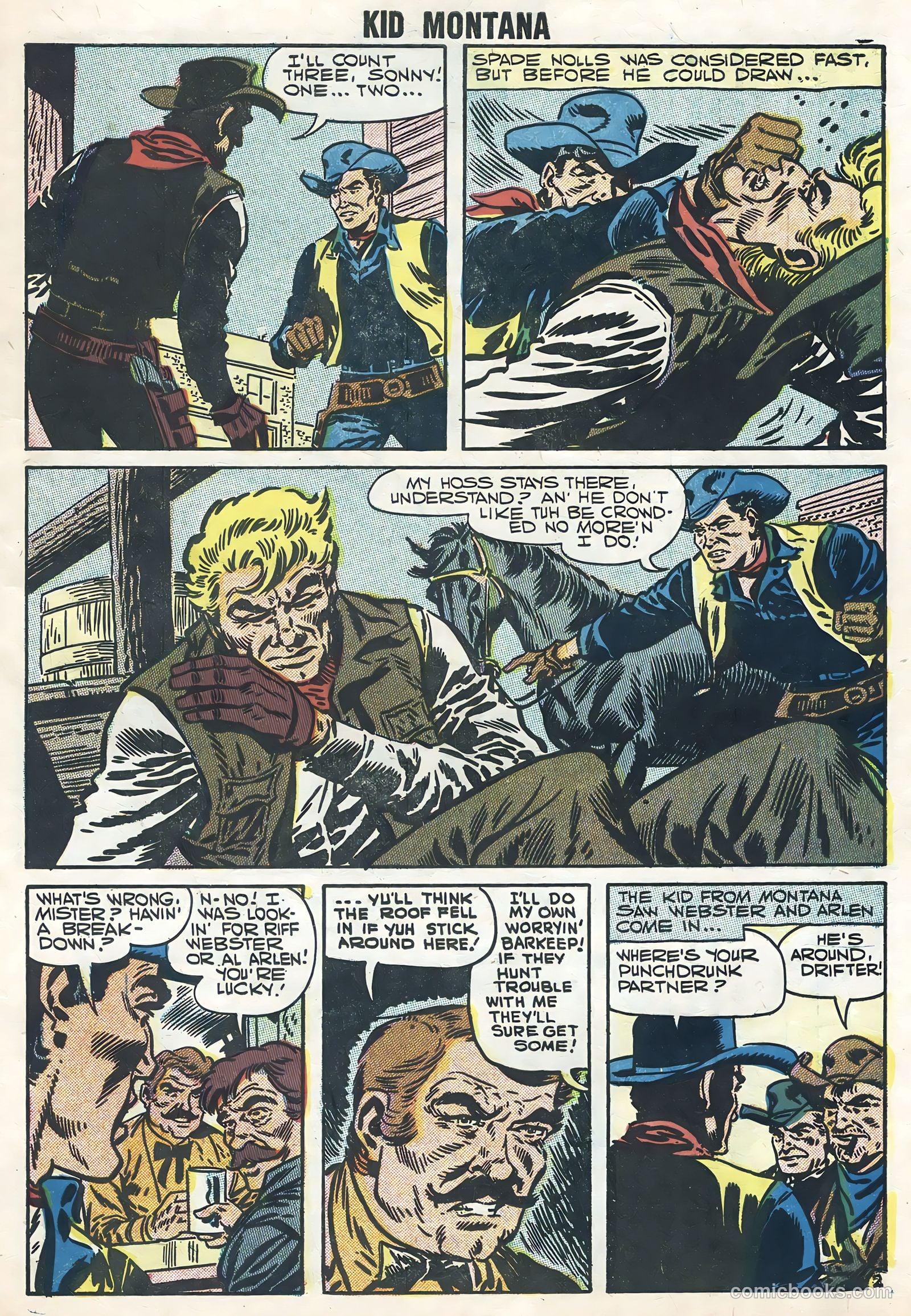 Kid Montana #10 (1957) — page 5 of 36
