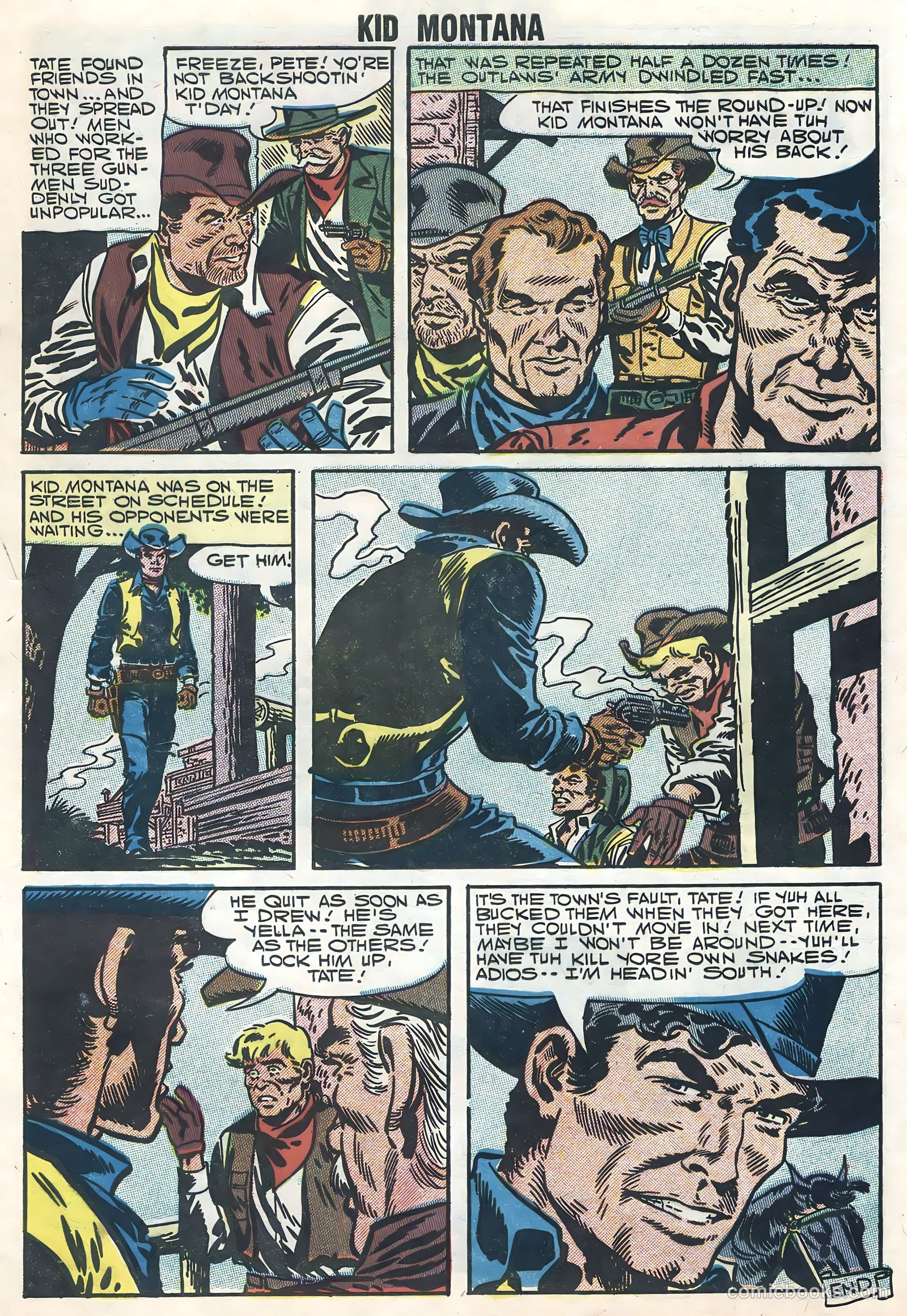 Kid Montana #10 (1957) — page 9 of 36