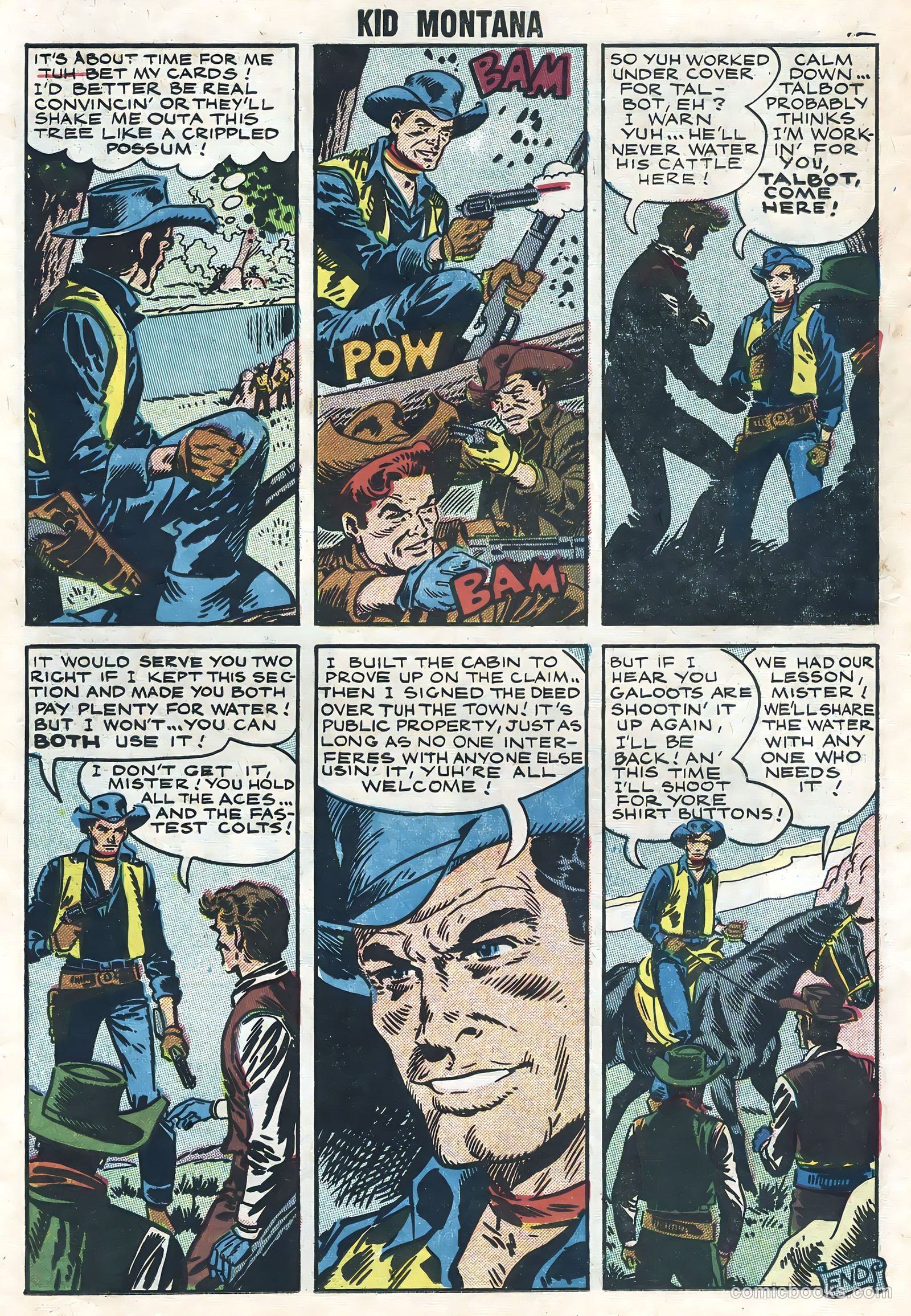 Kid Montana #10 (1957) — page 14 of 36