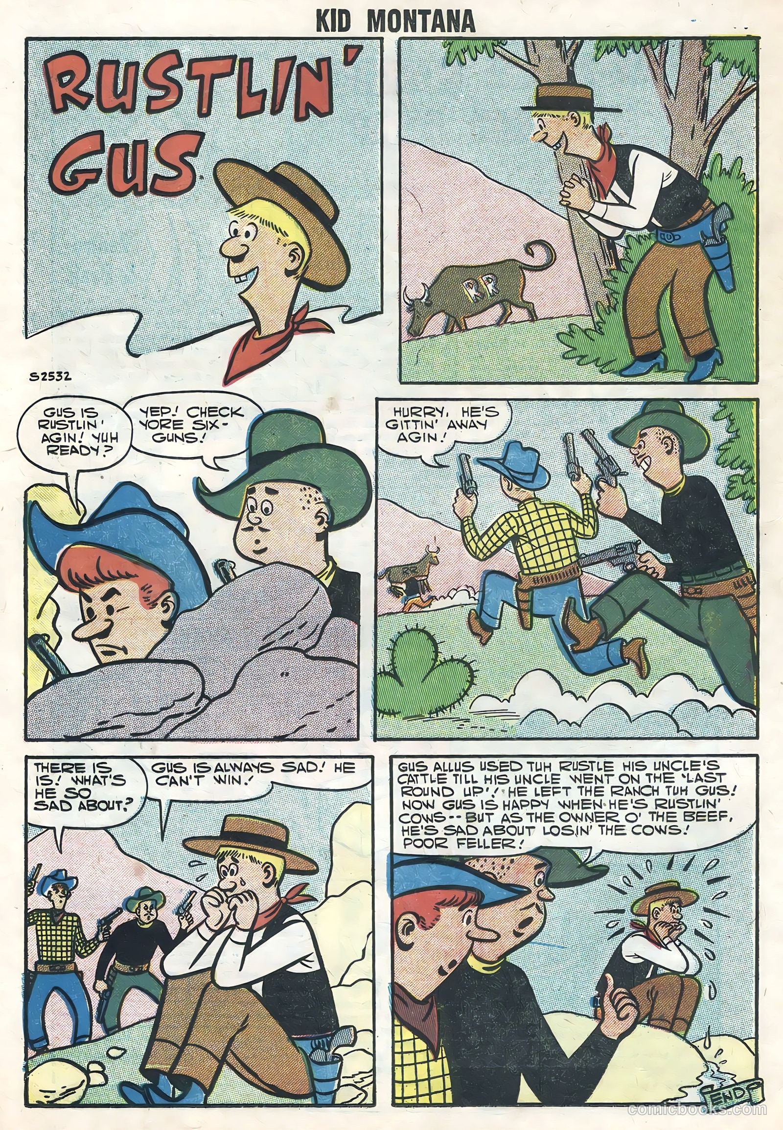 Kid Montana #10 (1957) — page 16 of 36