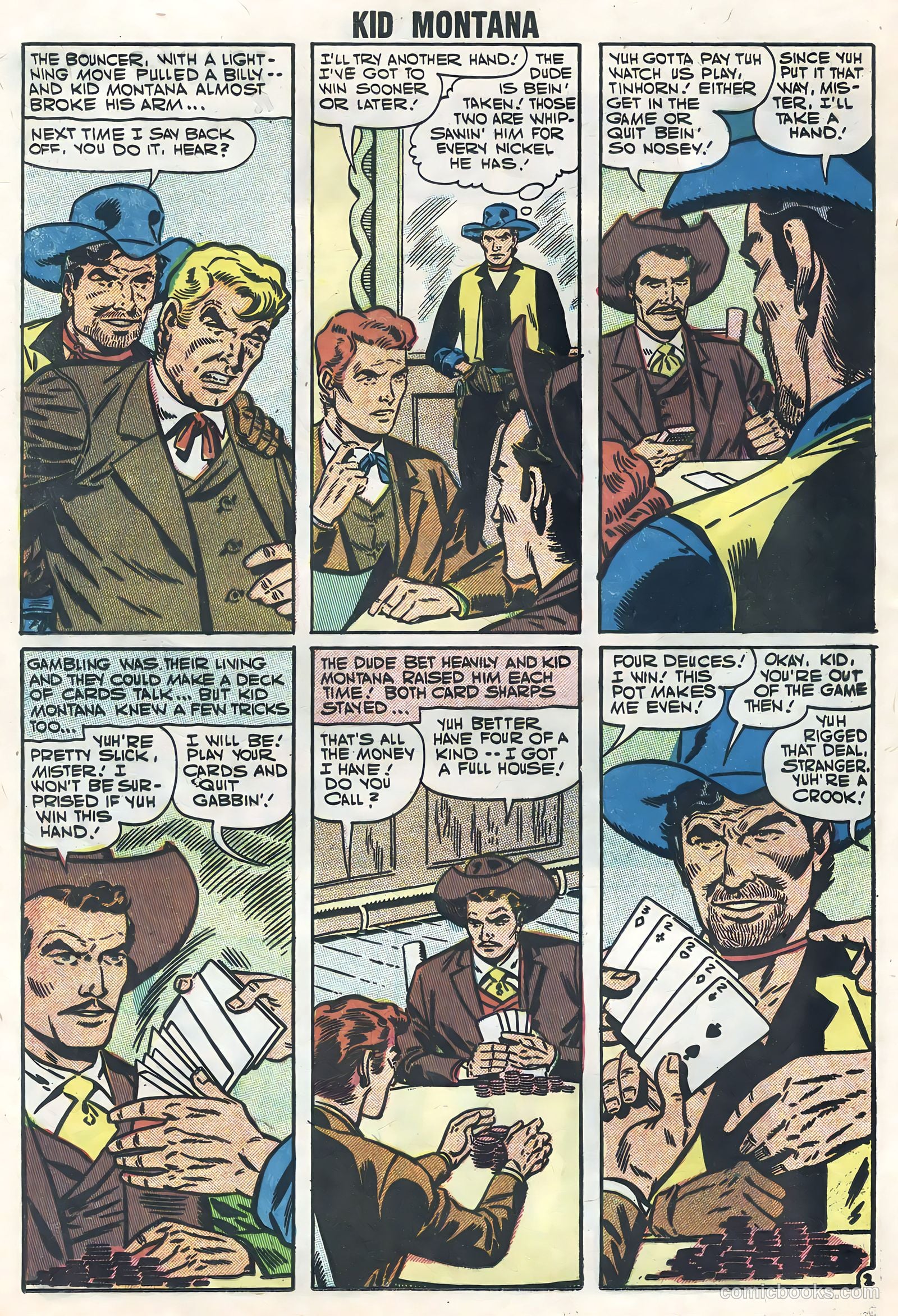 Kid Montana #10 (1957) — page 20 of 36