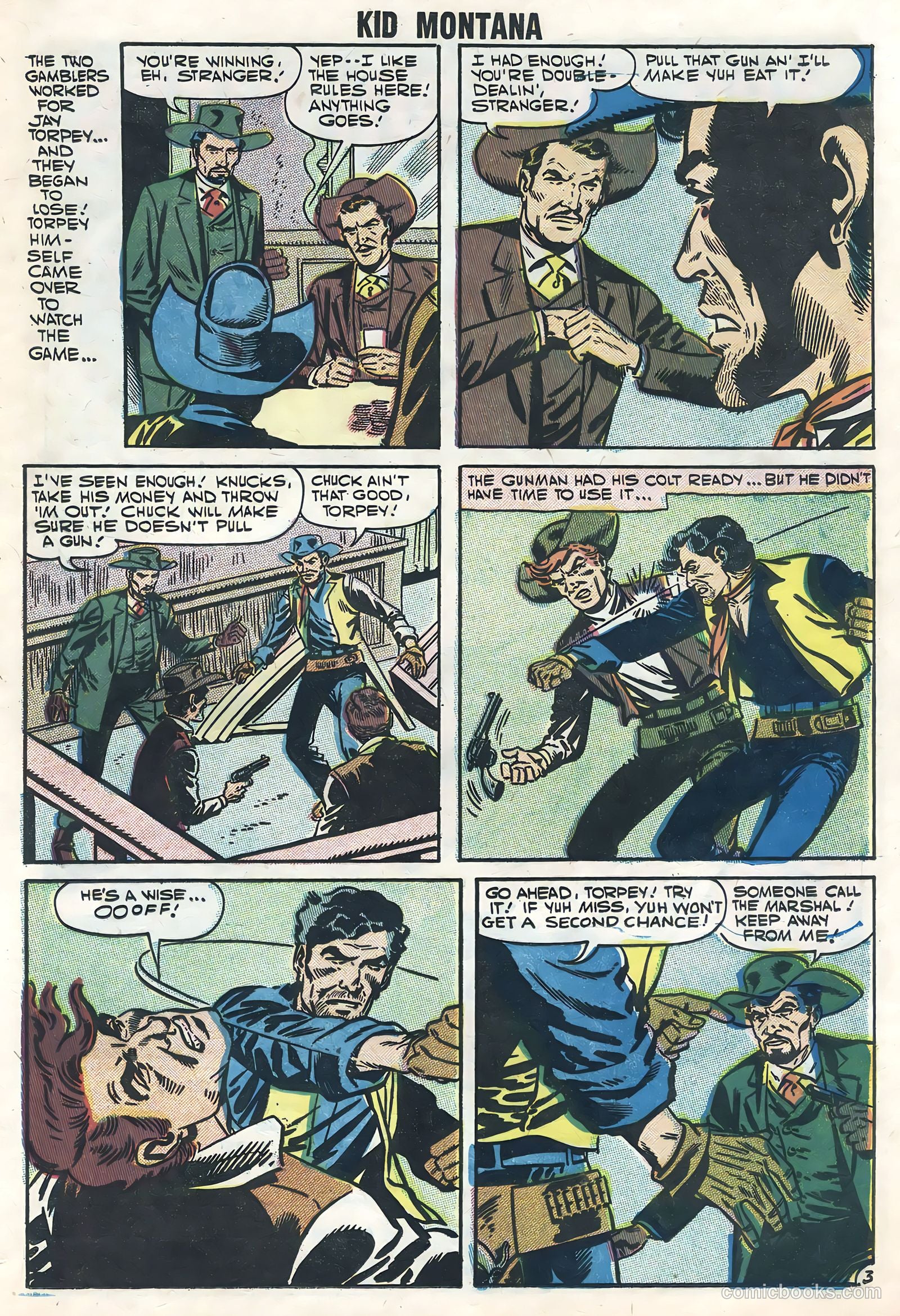 Kid Montana #10 (1957) — page 21 of 36