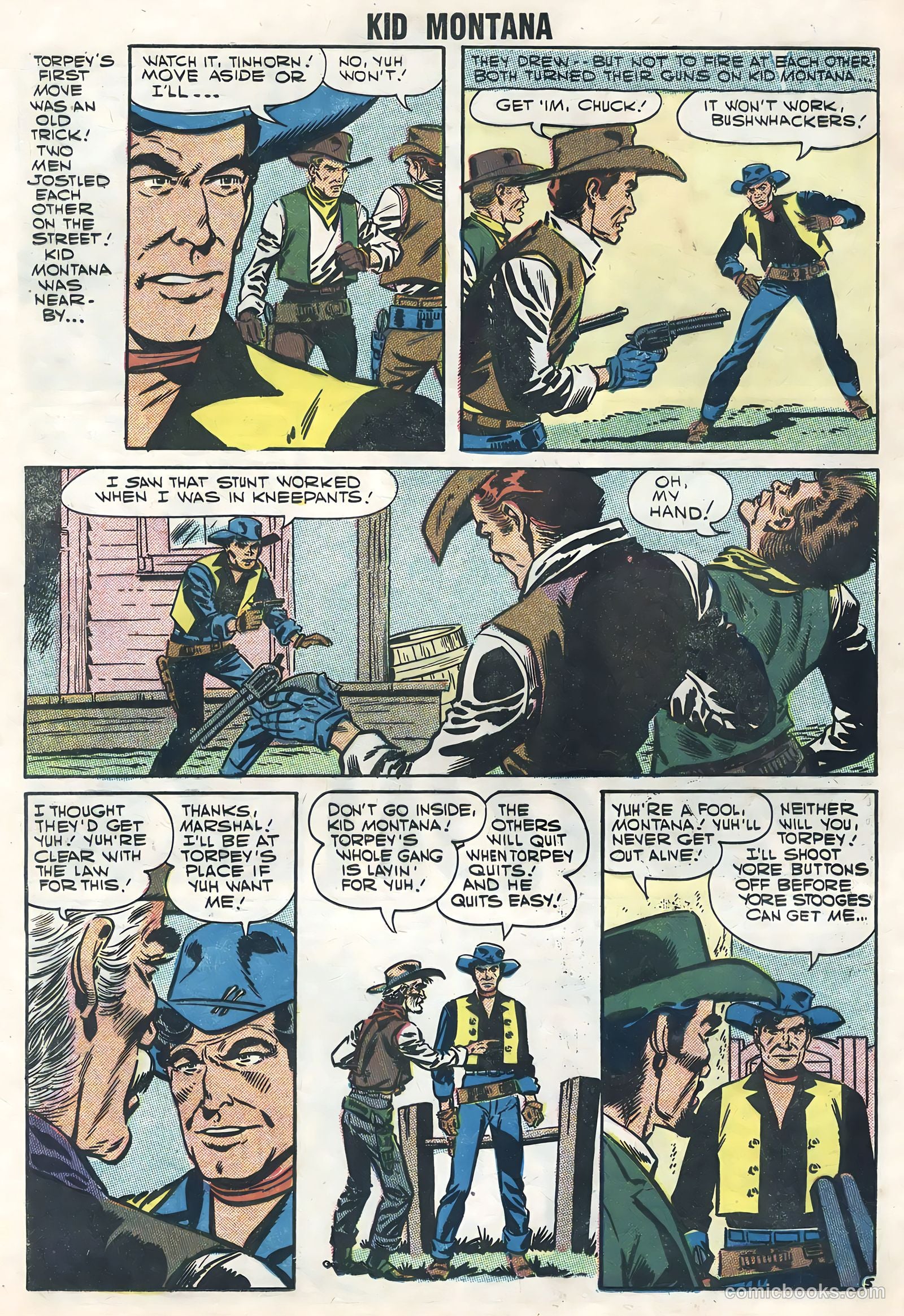 Kid Montana #10 (1957) — page 24 of 36