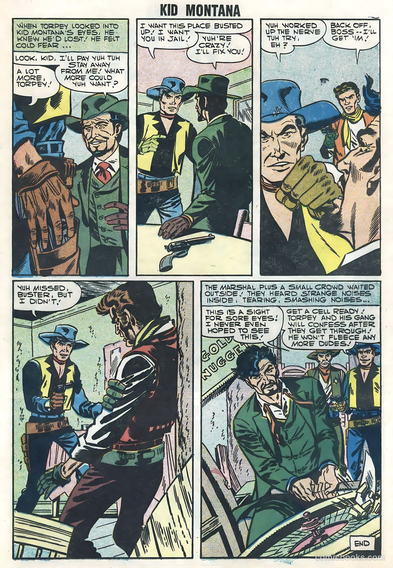 Kid Montana #10 (1957) — page 25 of 36