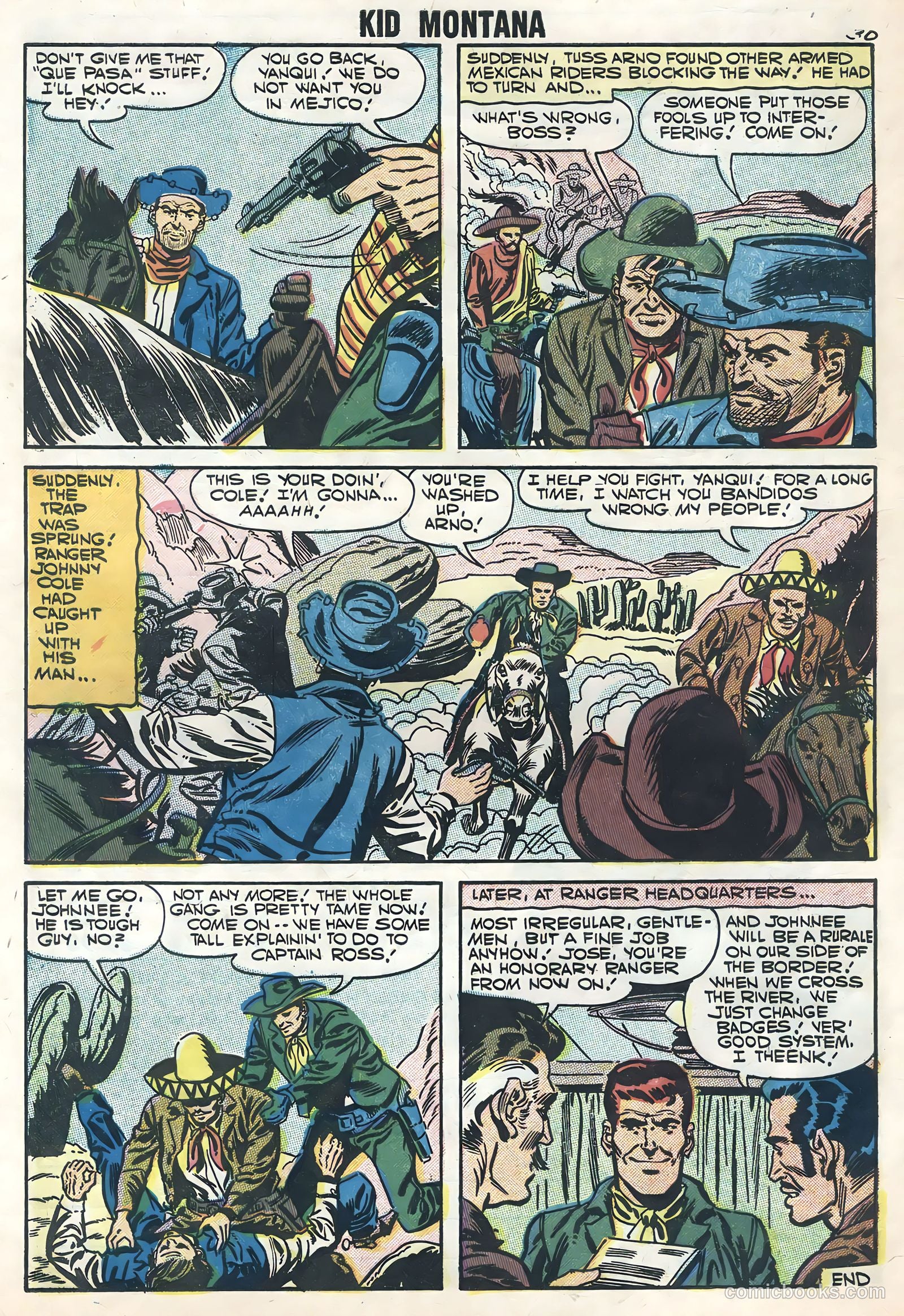 Kid Montana #10 (1957) — page 32 of 36