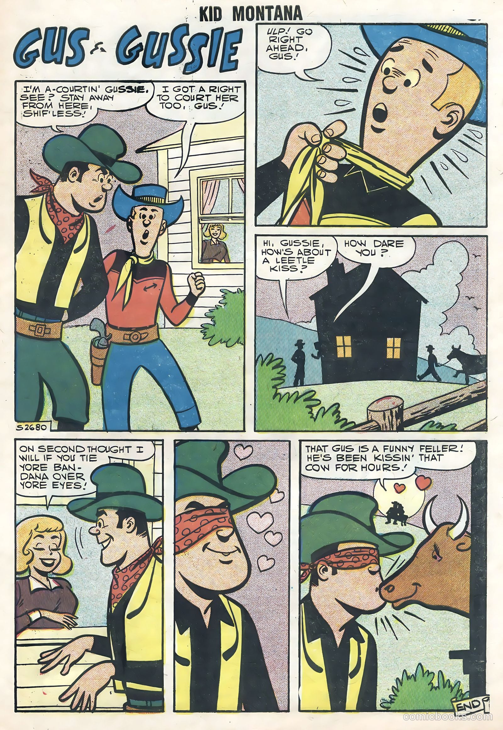 Kid Montana #10 (1957) — page 33 of 36