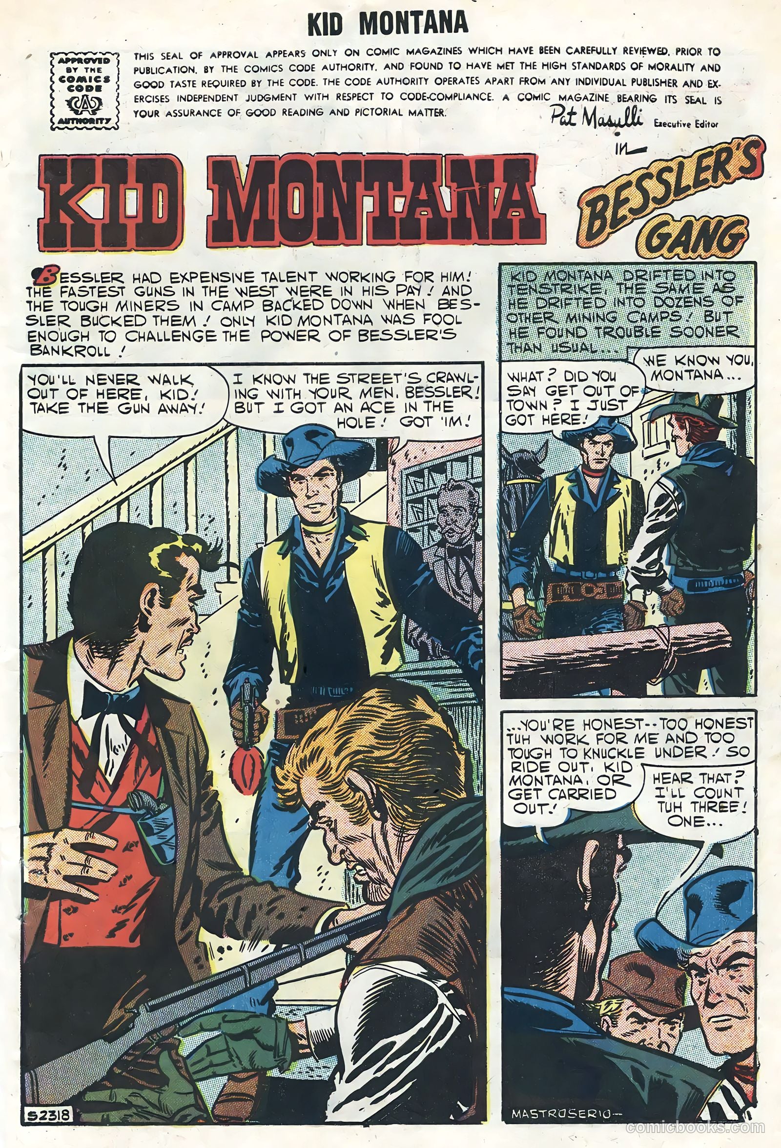 Kid Montana #11 (1958) — page 3 of 36