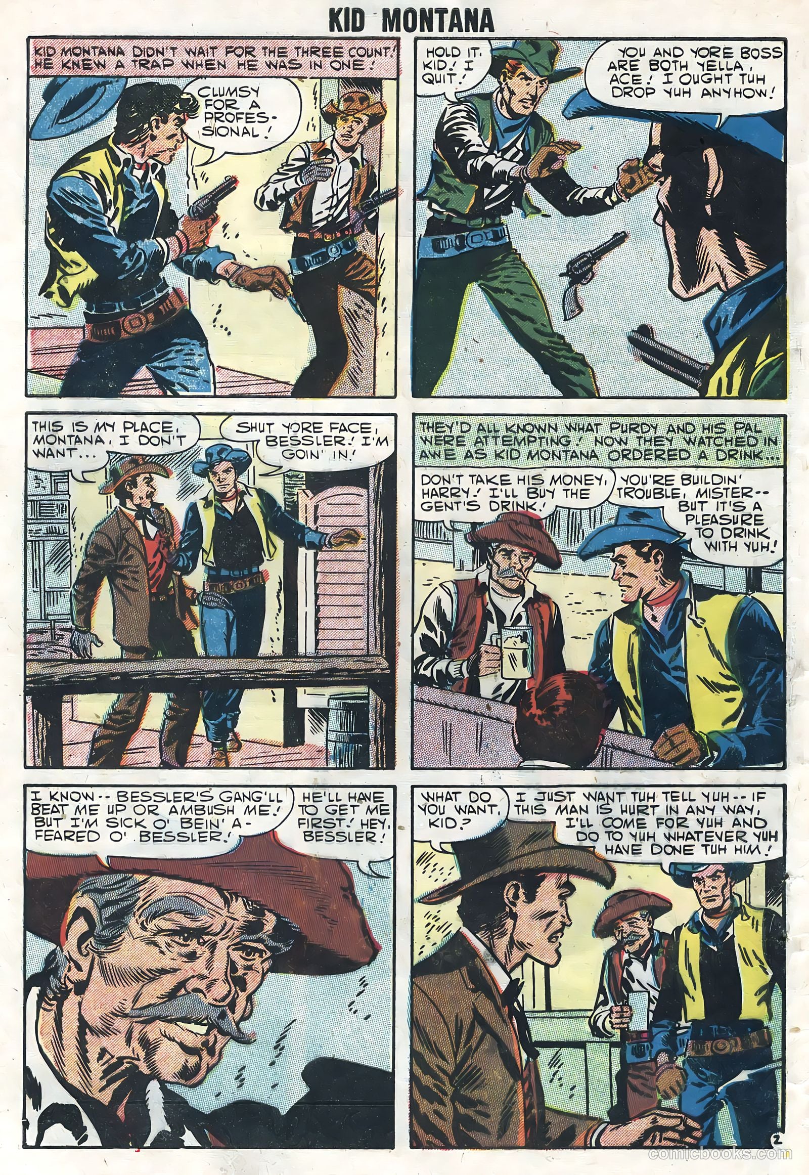 Kid Montana #11 (1958) — page 4 of 36
