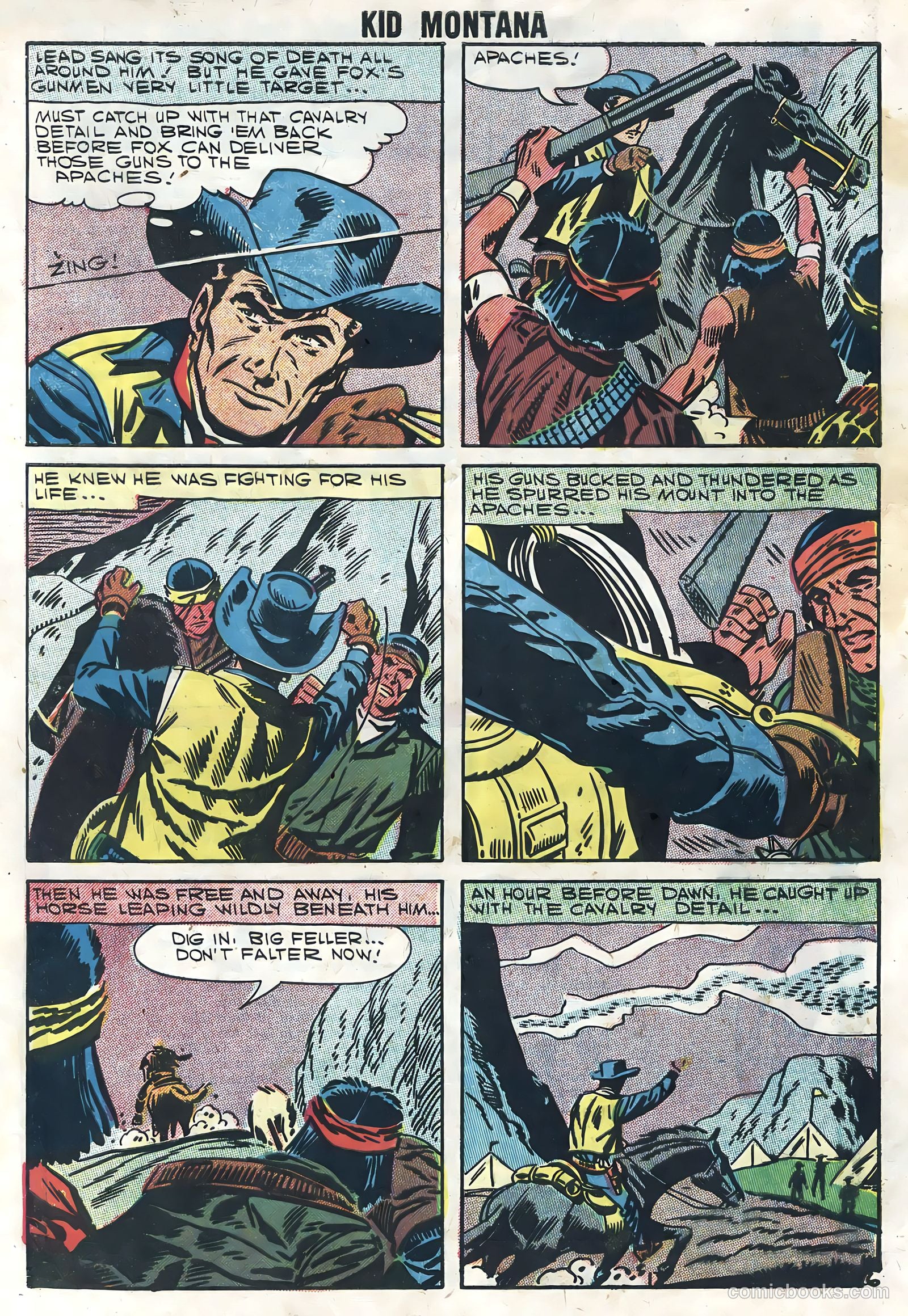 Kid Montana #11 (1958) — page 32 of 36