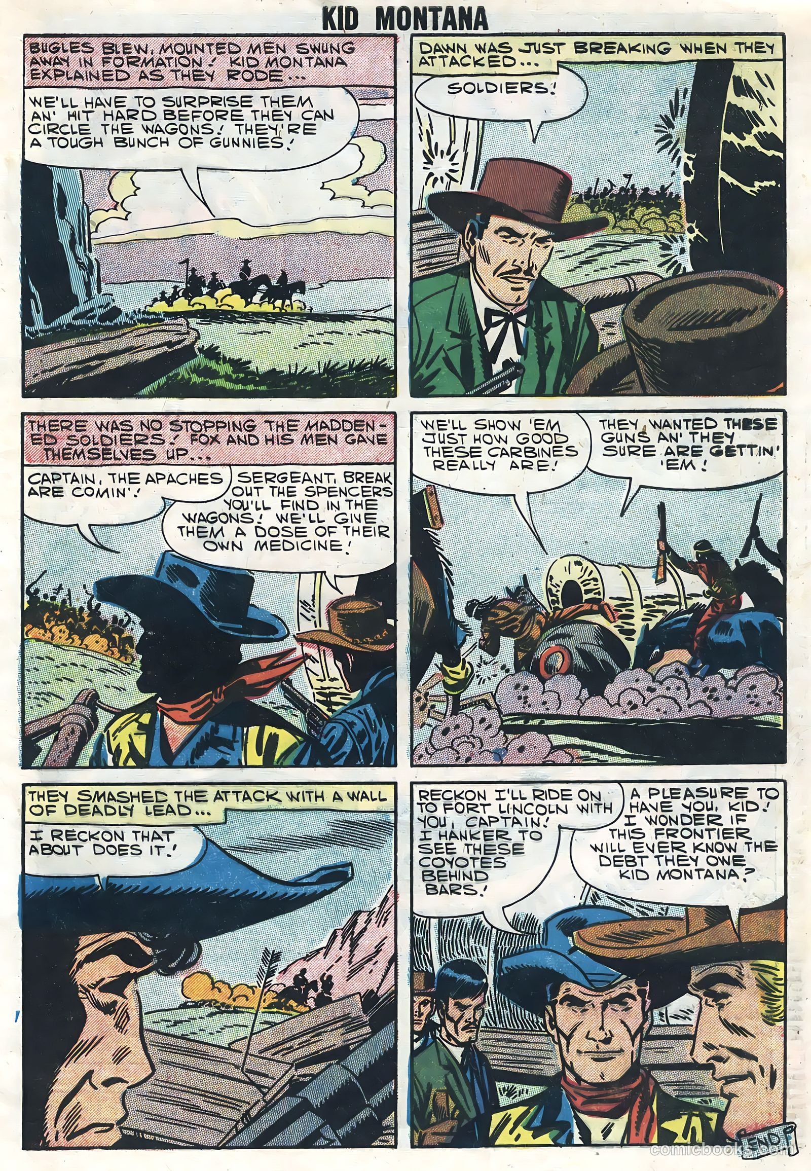 Kid Montana #11 (1958) — page 33 of 36