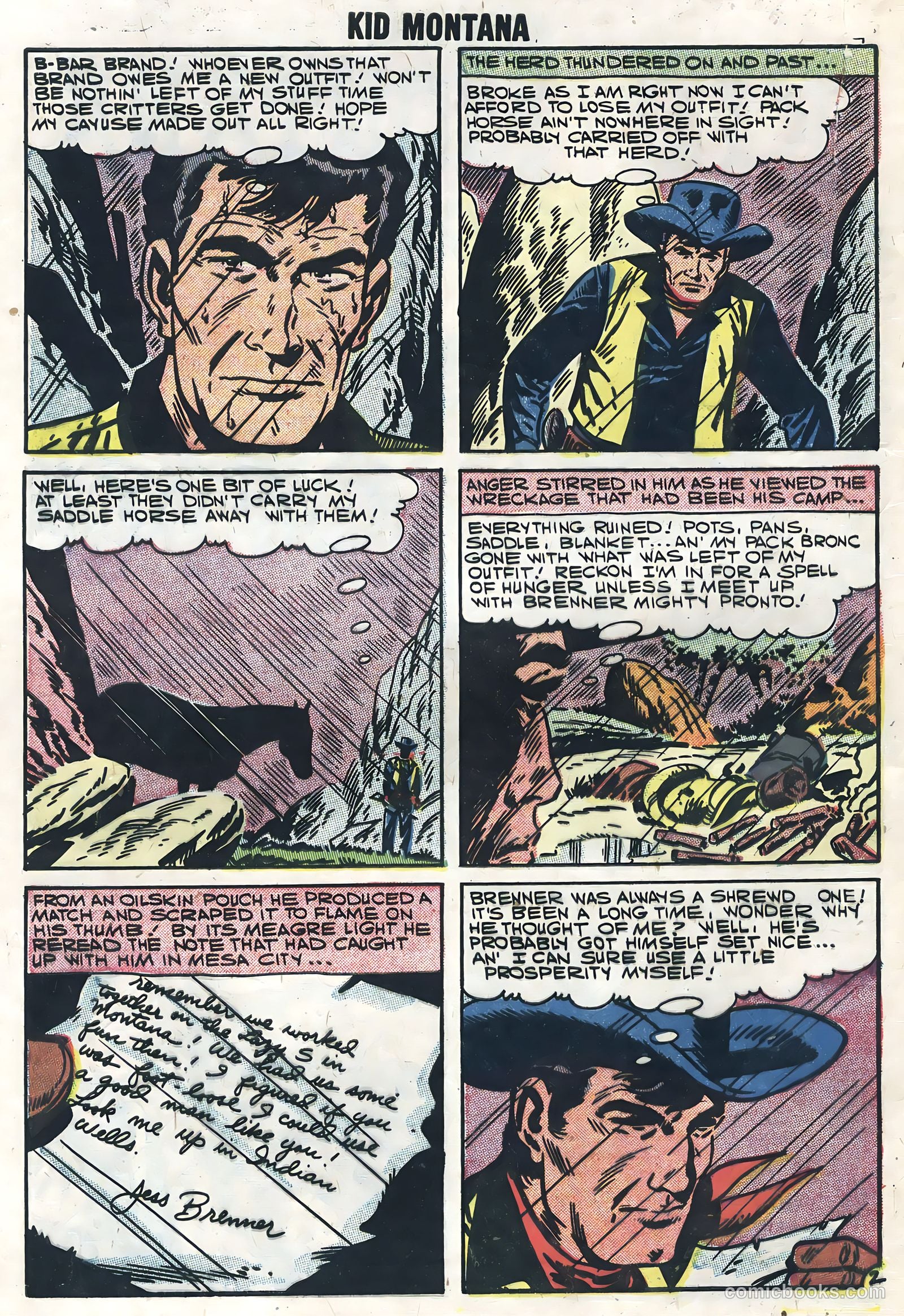 Kid Montana #12 (1958) — page 4 of 36