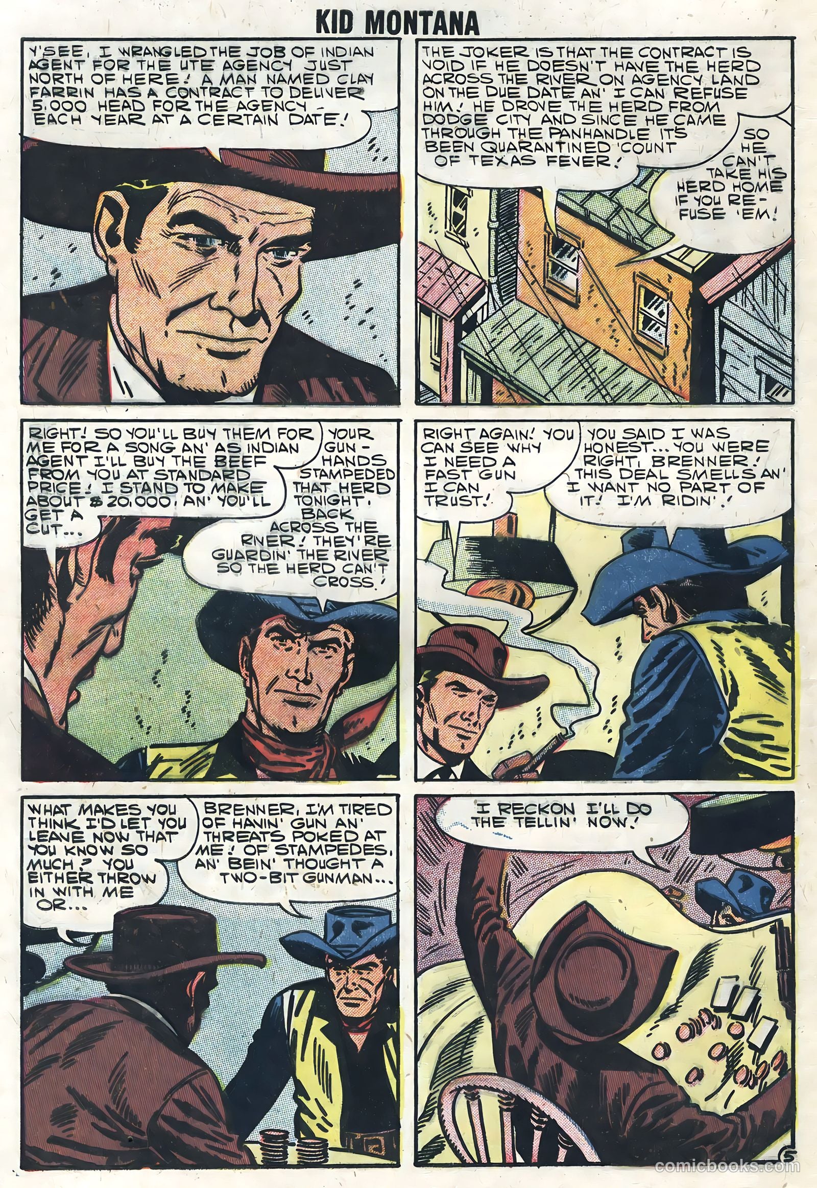 Kid Montana #12 (1958) — page 8 of 36