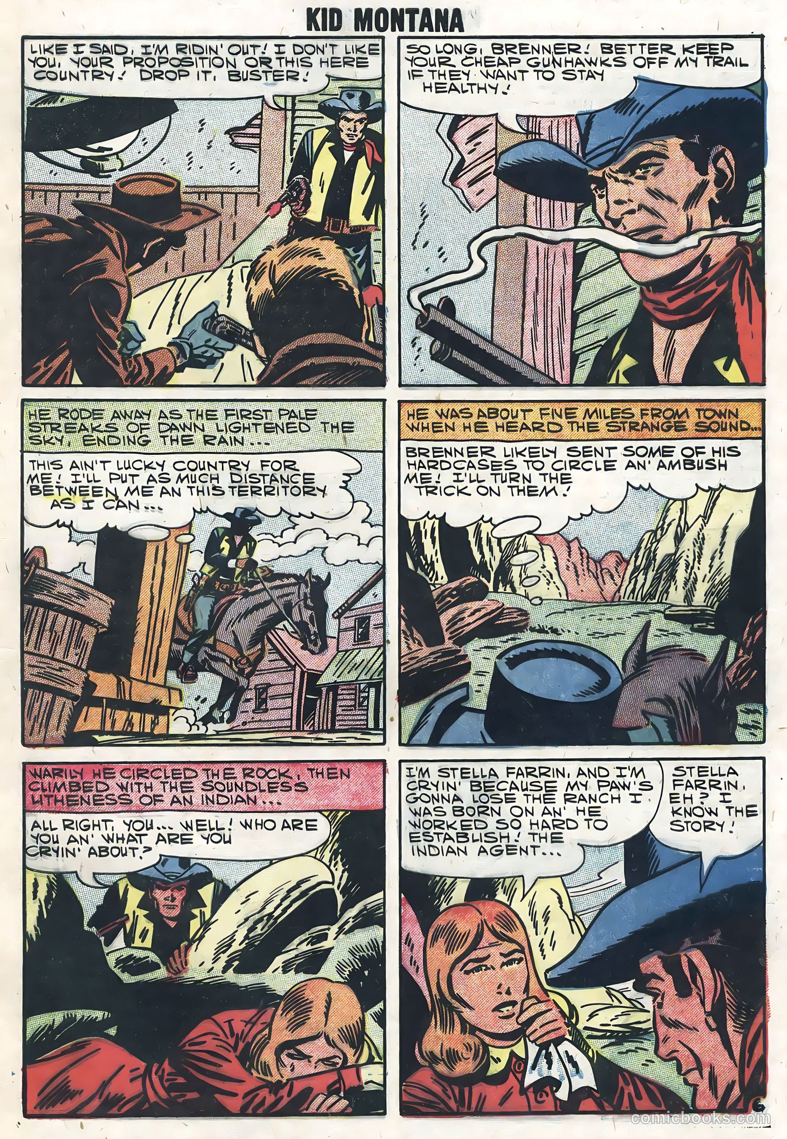 Kid Montana #12 (1958) — page 9 of 36