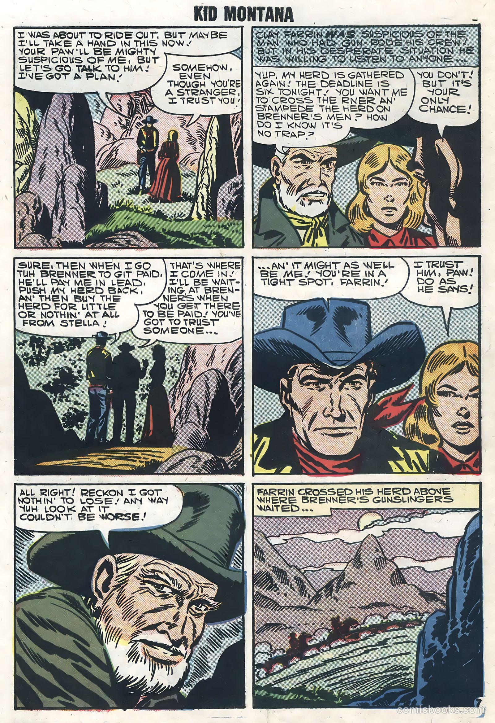 Kid Montana #12 (1958) — page 10 of 36