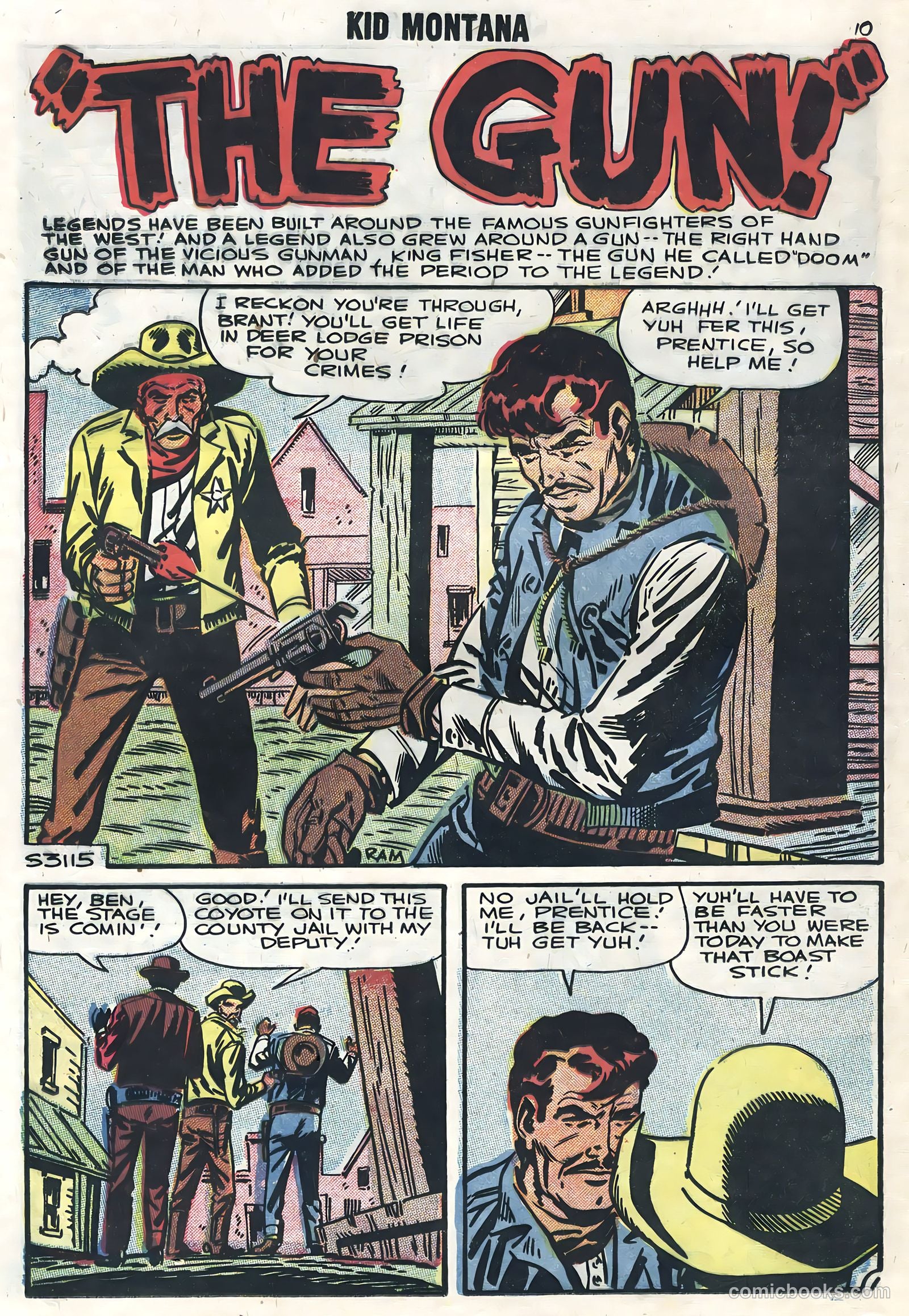 Kid Montana #12 (1958) — page 12 of 36