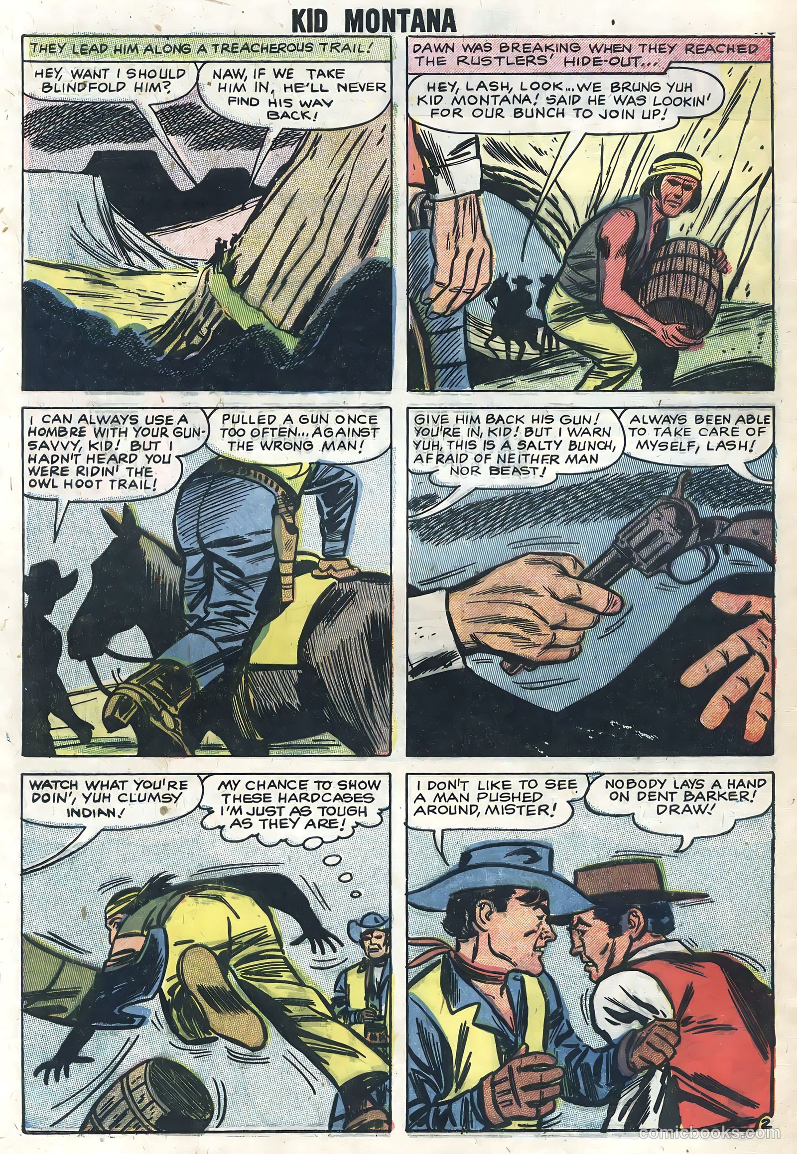 Kid Montana #12 (1958) — page 28 of 36