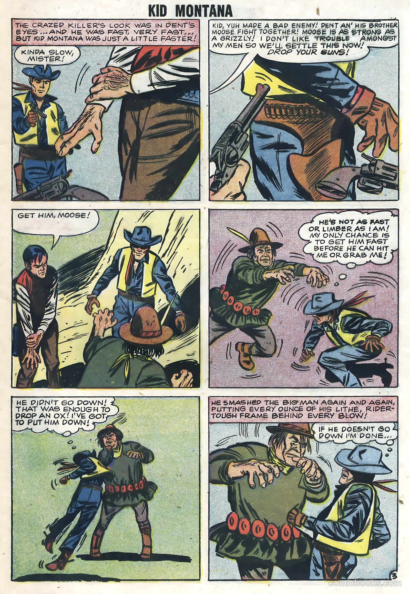 Kid Montana #12 (1958) — page 29 of 36