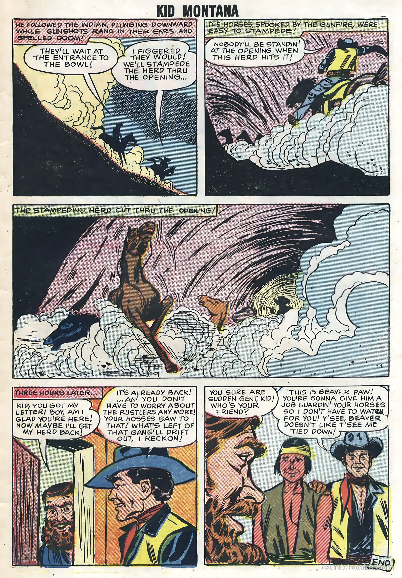 Kid Montana #12 (1958) — page 33 of 36