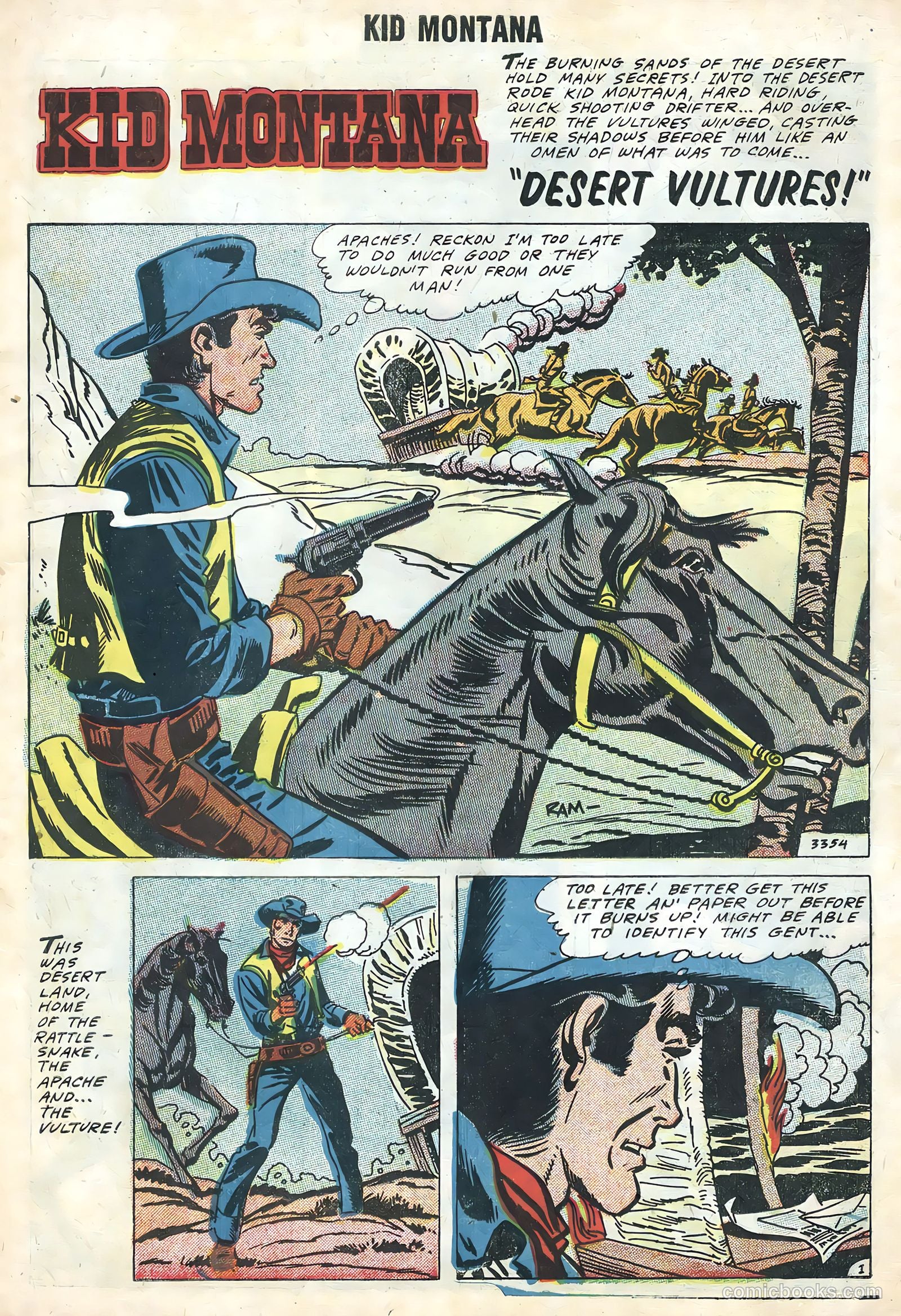 Kid Montana #13 (1958) — page 3 of 36
